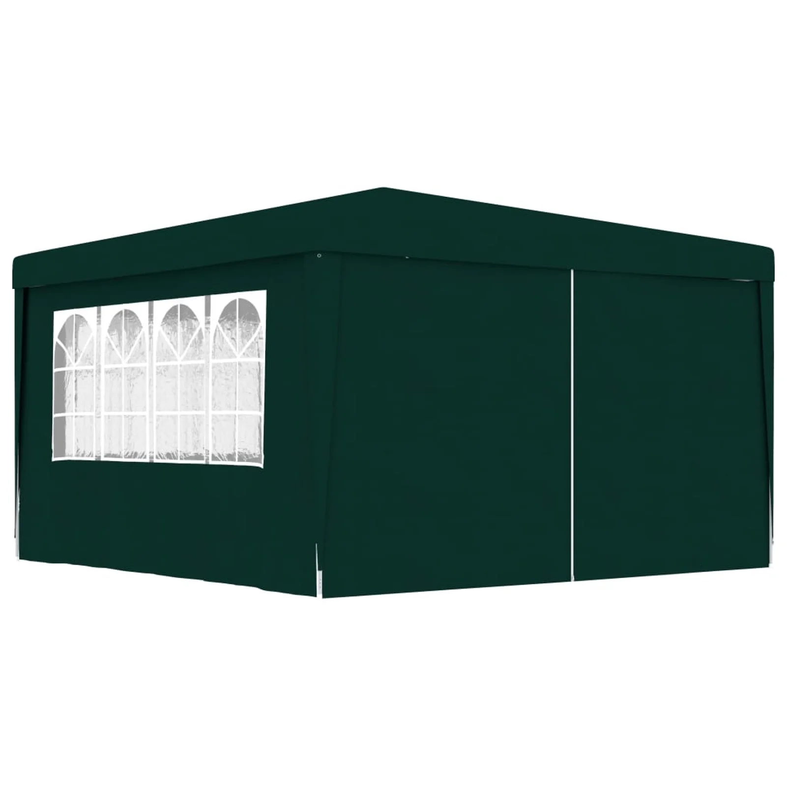 Walmeck Professional Party Tent with Side Walls 13.1'x13.1' Green 0.3 ozft²