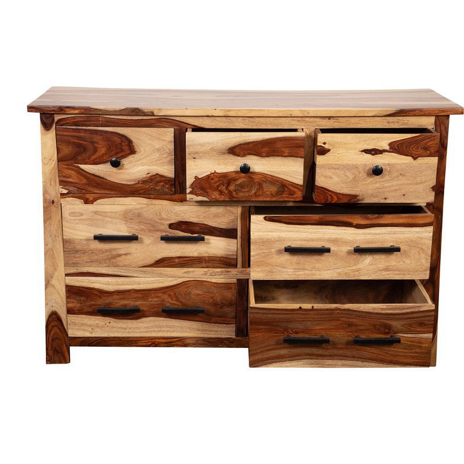 Missoula Solid Sheesham Wood 7 Drawer Dresser