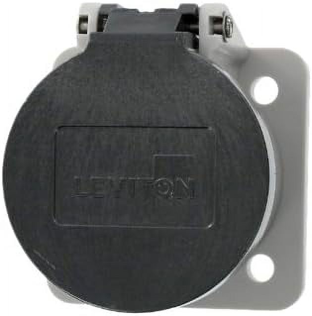 NEMA Type 3R Enclosure With Automatic Closing Lid, Thermoplastic Housing And Cover, Stainless Steel Torsion Spring, Black