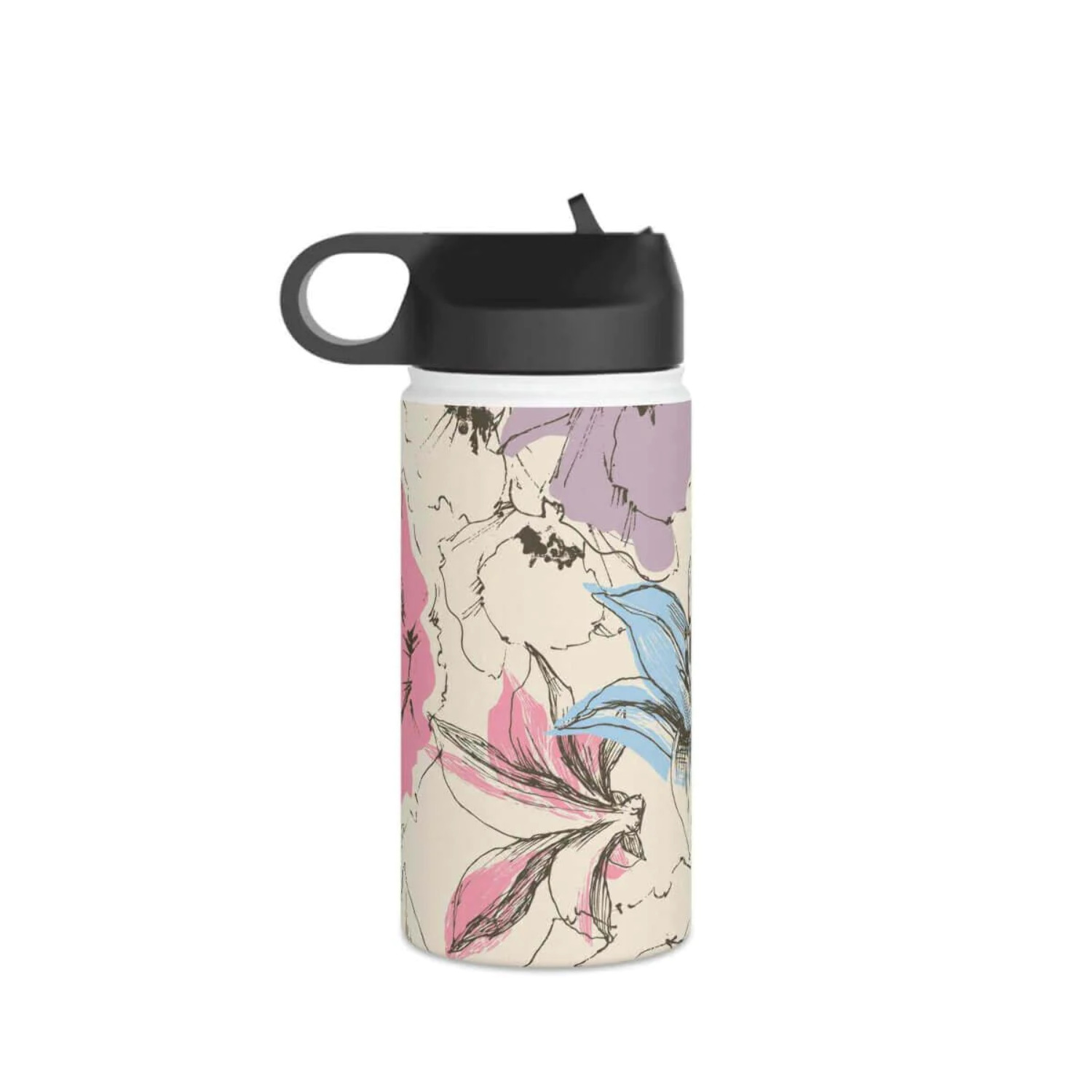 Stainless Steel Water Bottle, with Lid