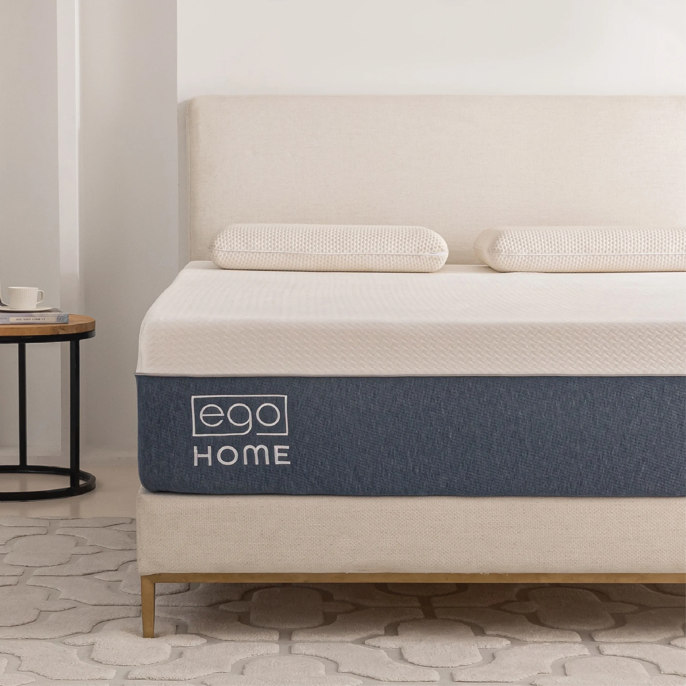MLILY Ego Home 14 inch Cooling Gel Memory Foam Mattress, Cal King Mattress in a Box, Medium