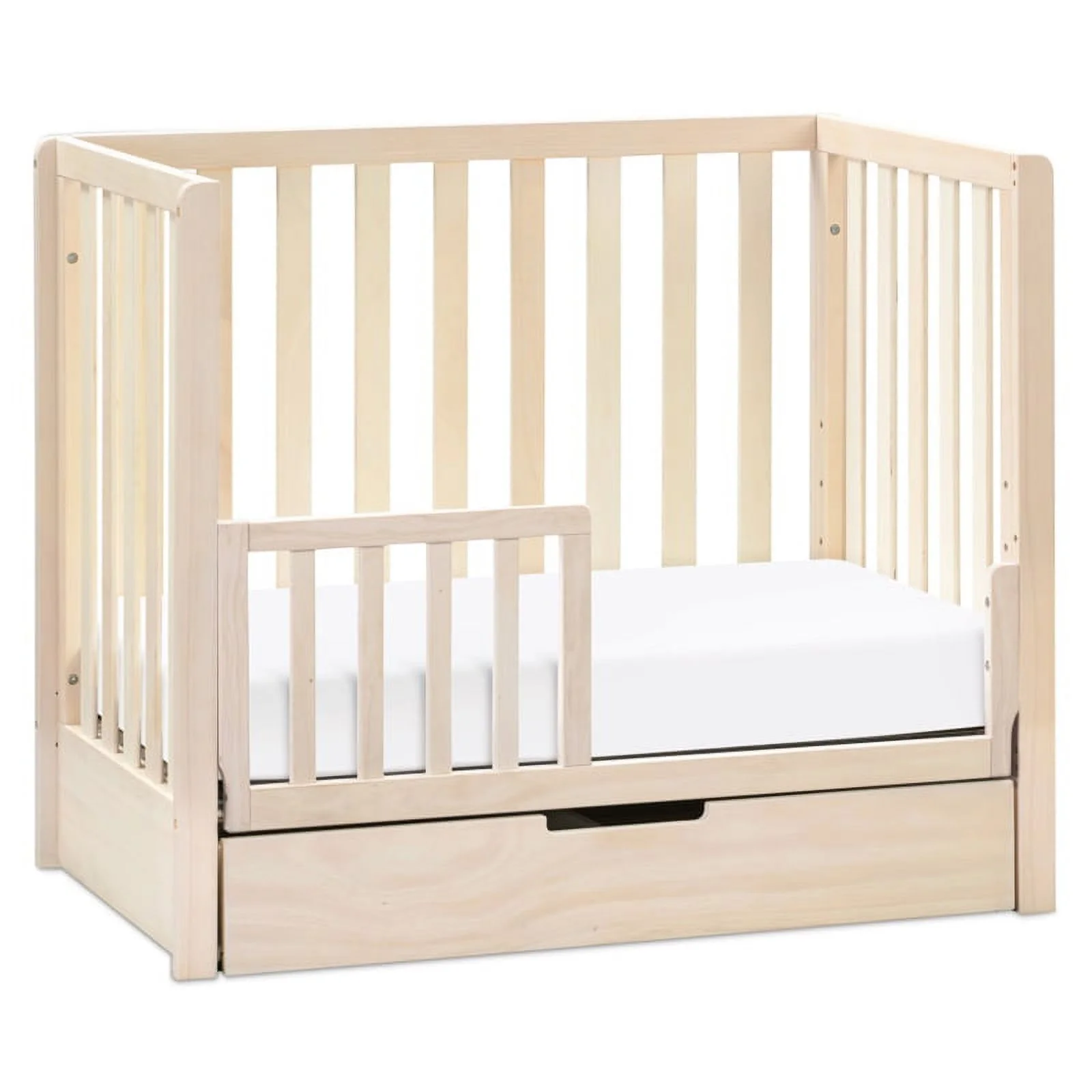 Carter's by DaVinci Colby 4-in-1 Convertible Mini Crib with Trundle in Washed Natural