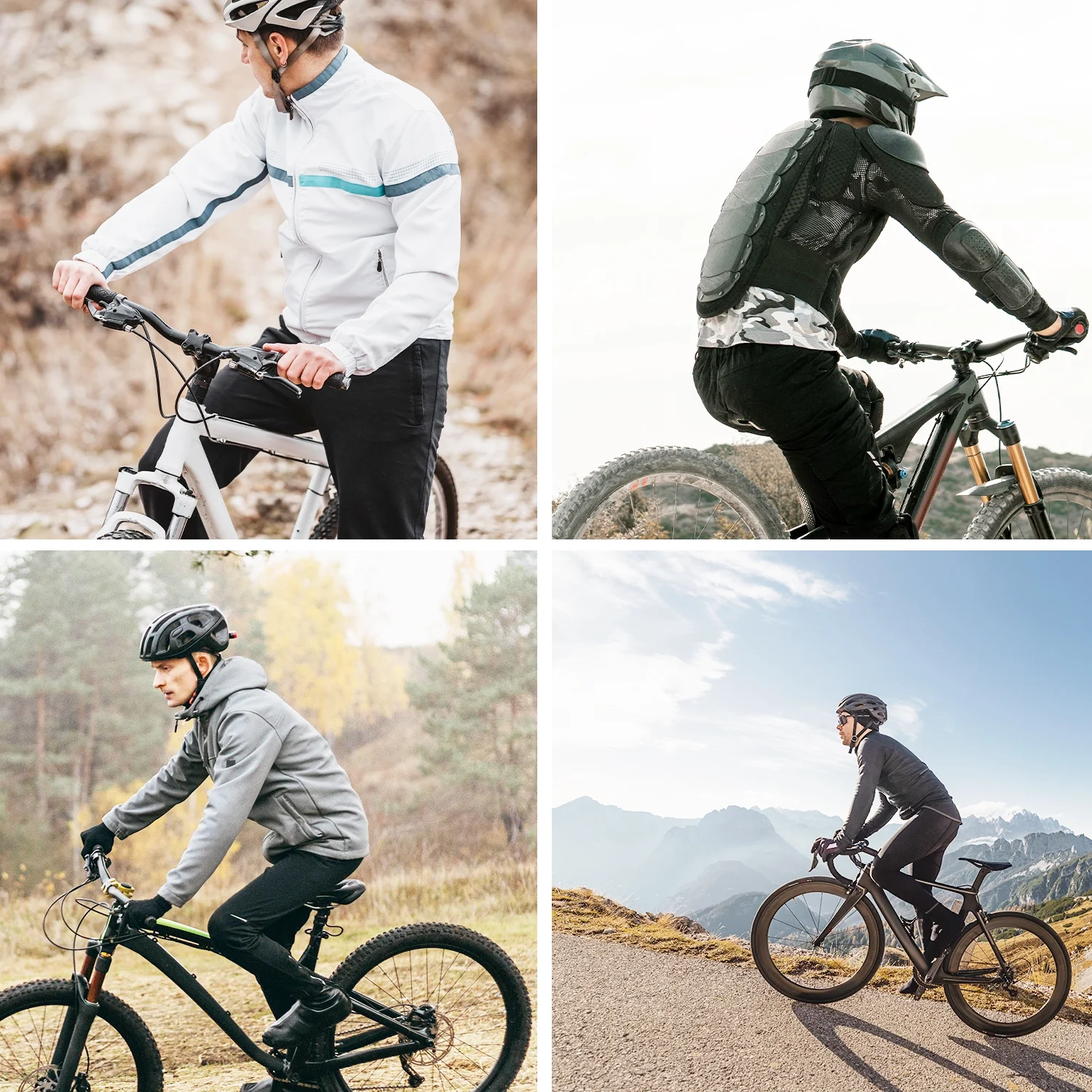 Sponeed Bike Jersey Mens Winter Clothing Long Sleeve Suit Cycling Shirts MTB Pants Yellow M