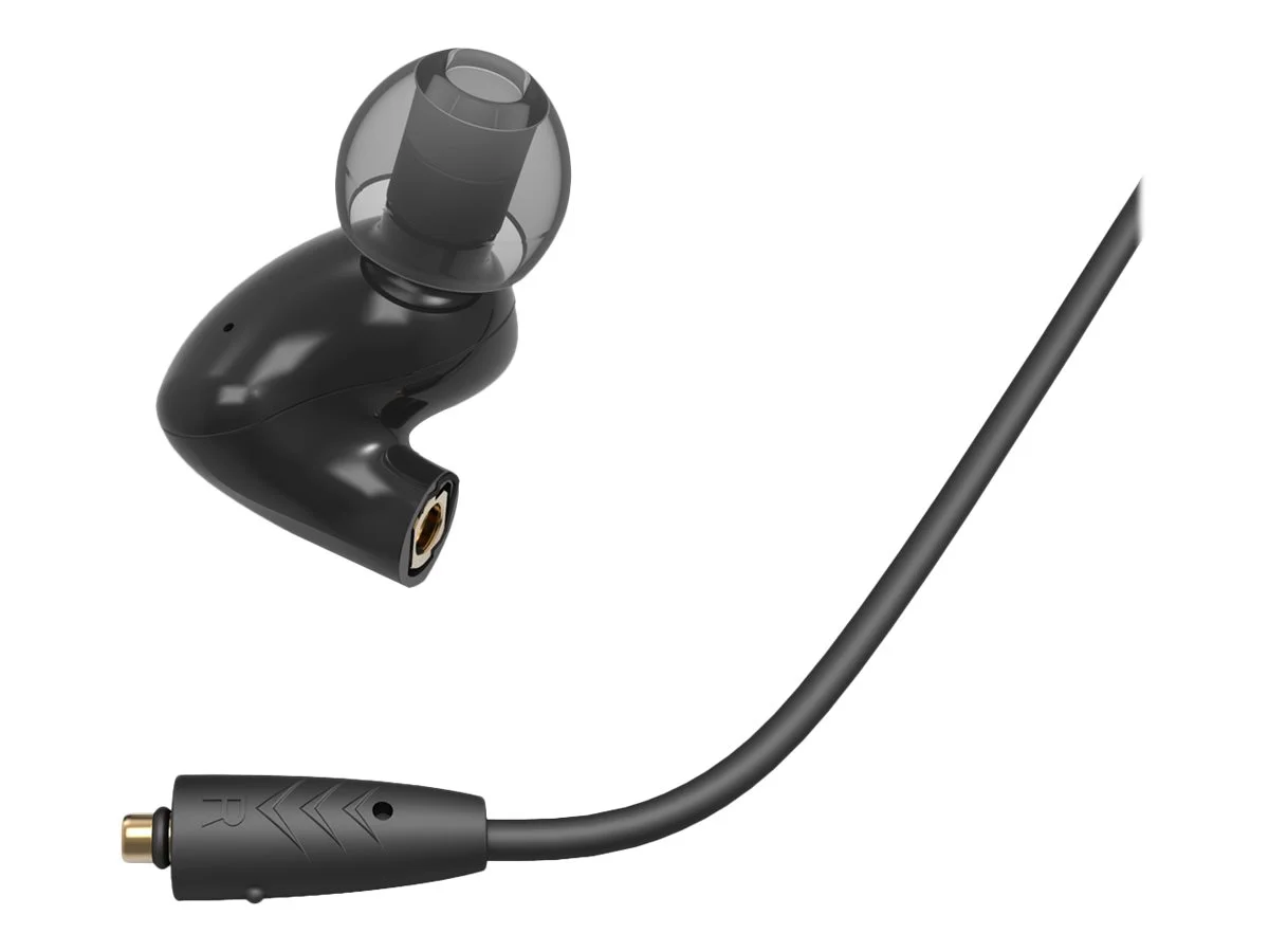 MEE audio Pinnacle P2 - Earphones with mic - in-ear - wired - 3.5 mm jack - black
