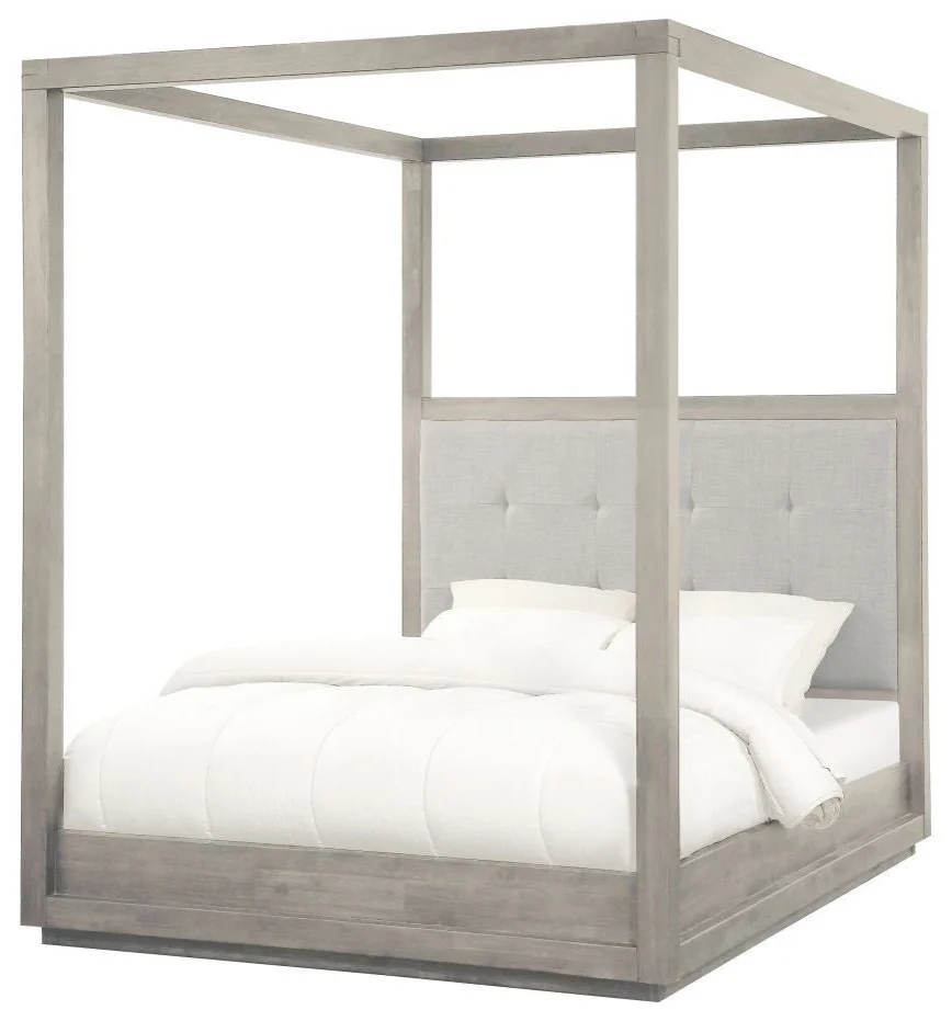 Modus Oxford Full Canopy Bed, Mineral