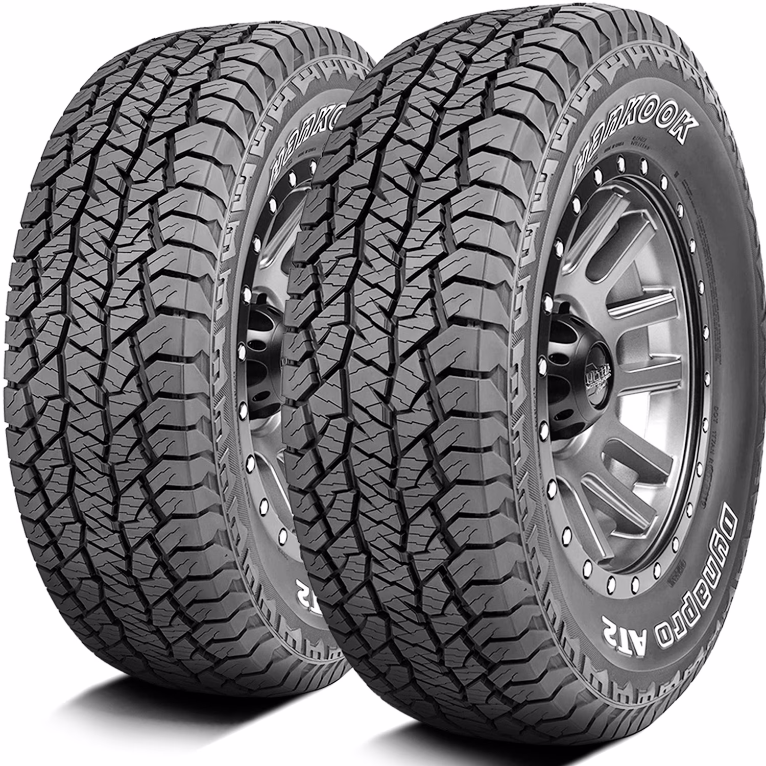 Pair of 2 (TWO) Hankook Dynapro AT2 LT 245/70R17 Load E (10 Ply) A/T All Terrain Tires Fits: 2015-18 Chevrolet Silverado 1500 SSV, 2010-13 Chevrolet Silverado 1500 XFE