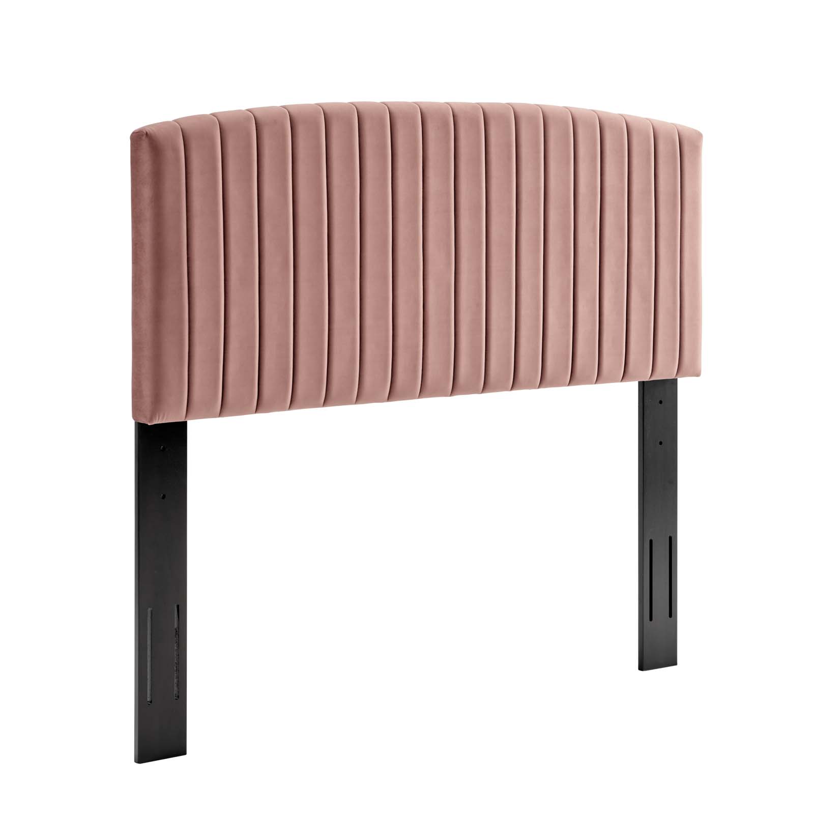 Modway Rebecca Performance Velvet Full / Queen Headboard in Dusty Rose