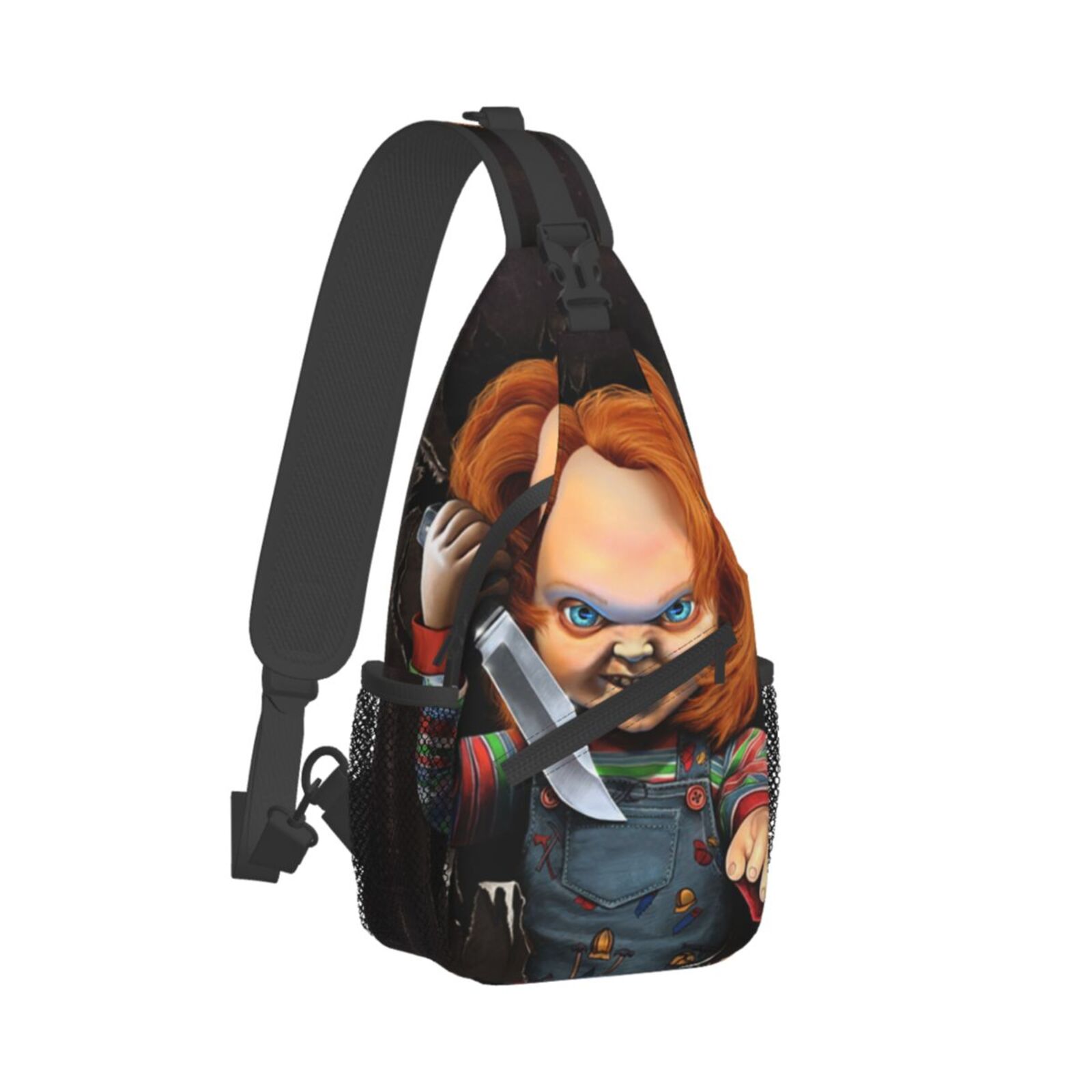 Chucky Chest Bags Crossbody Sling Backpack Unisex Travel Hiking Daypack Shoulder Bag Gifts For Women Men
