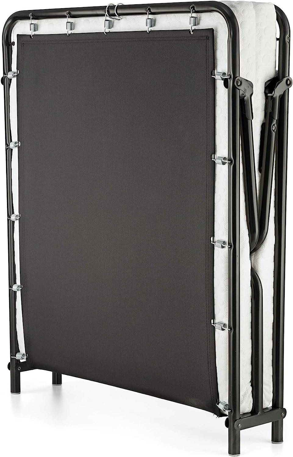 Guest Folding Bed Cot - with Memory Foam Mattress Compact  Portable & Lightweight Folding Bed Frame with Thick Memory Foam Mattress for Spare Bedroom & Office (31 inch)