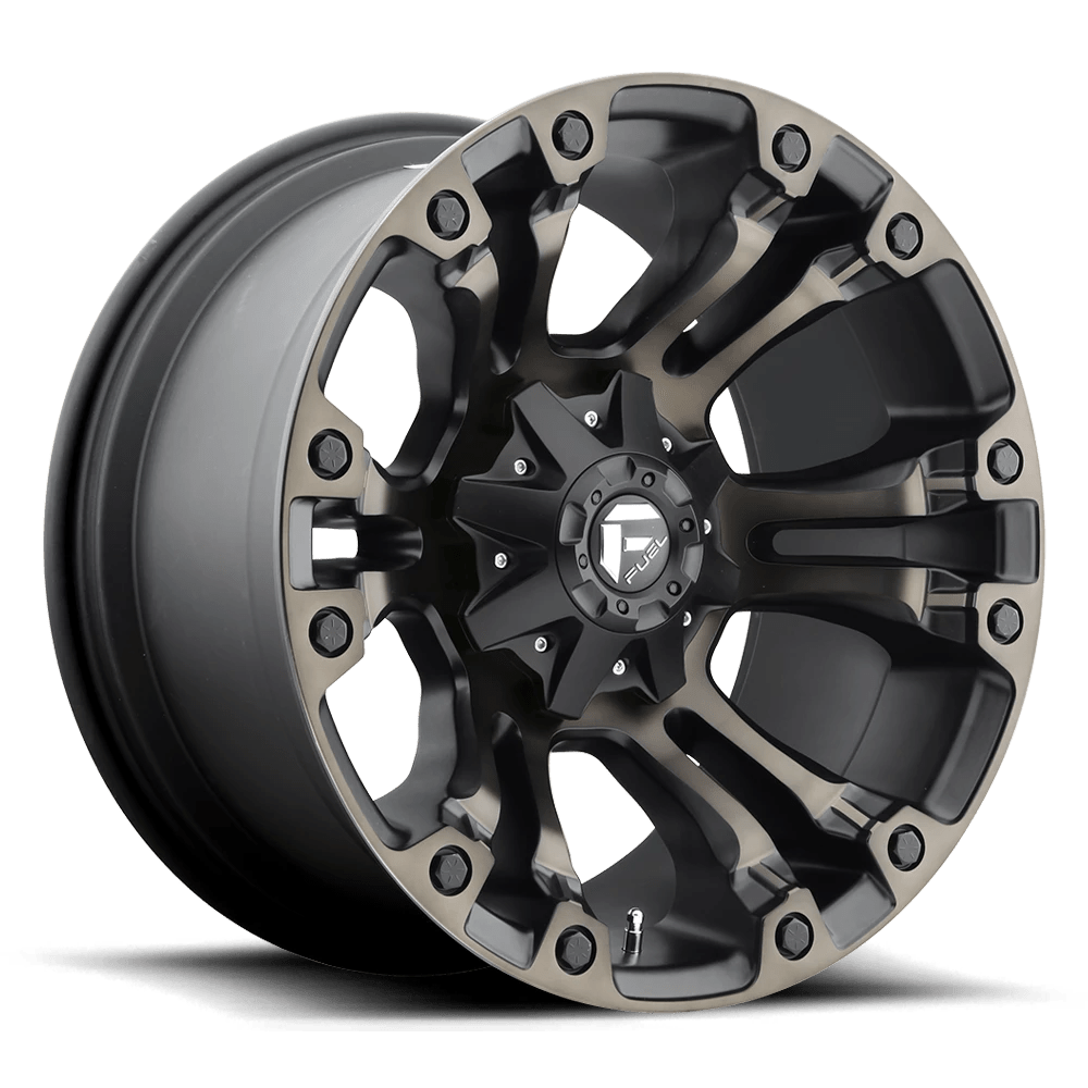 Fuel 1PC D569 VAPOR 17X9 6X135/6X139.7 -12 MATTE BLK DOUBLE DARK TINT Wheel Rim (QTY: 1)