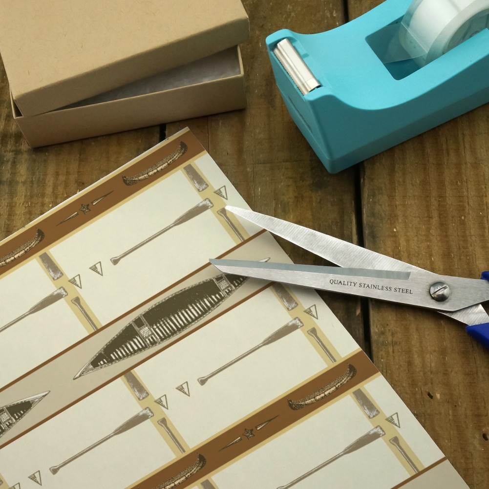 Canoeing Canoe Paddle Lodge Camping River Trip Premium Roll Gift Wrap Wrapping Paper