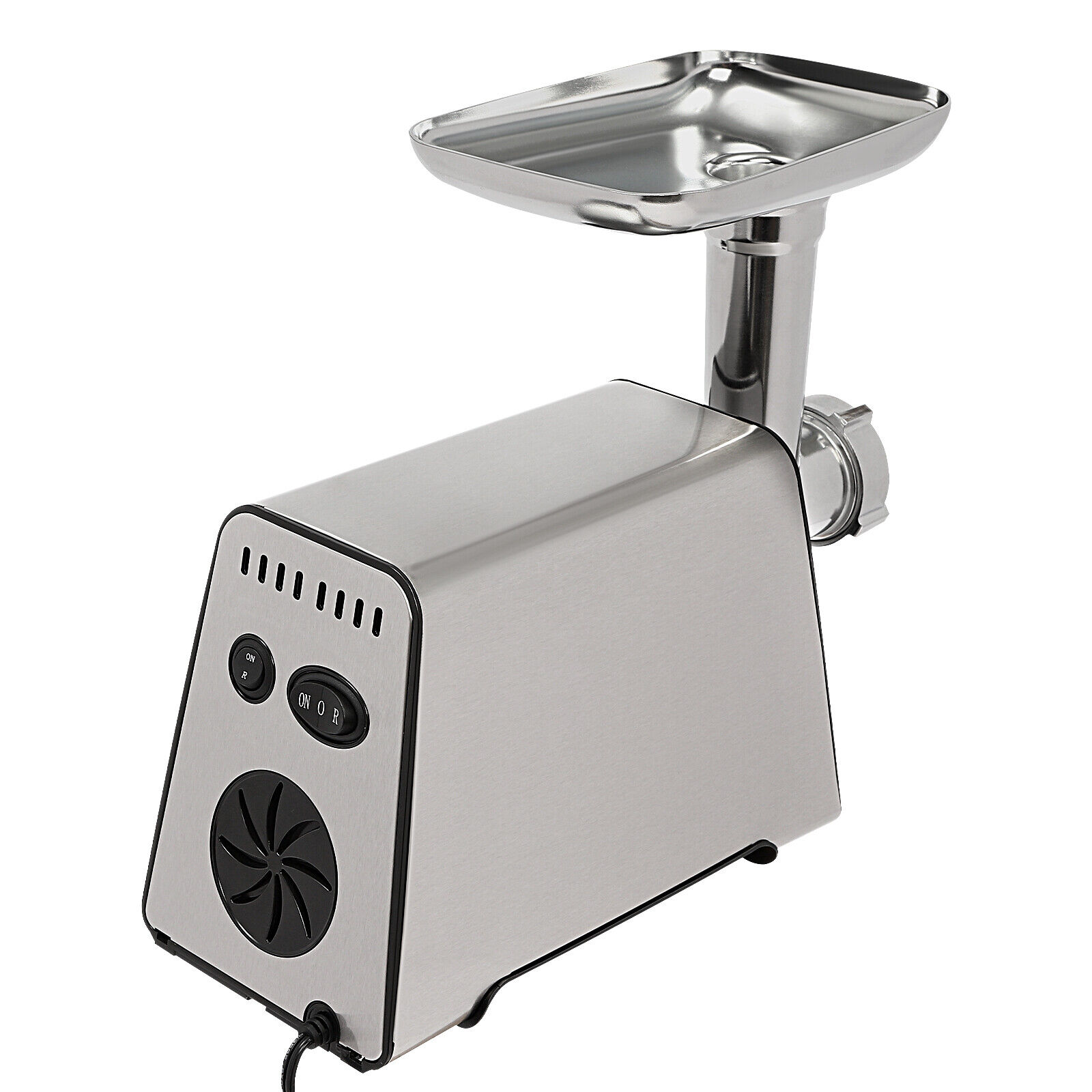 2.8KW Commercial Electric Meat Grinder Kitchen Sausage Maker Filler Stuffer Home Silver