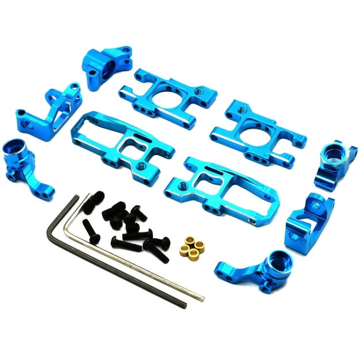 Hot Racing KMB9906 Aluminum Suspension Kit (blue) - Mini-Z Buggy