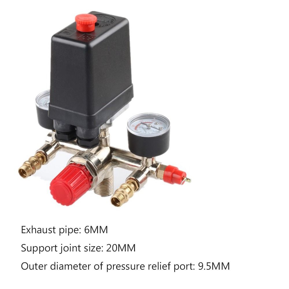 High-quality 220V Automatic Pressure Air Pump Accessories Control Regulator Gauges Control Switch Valve Air Compressor Pressure Gauges Replacement Parts