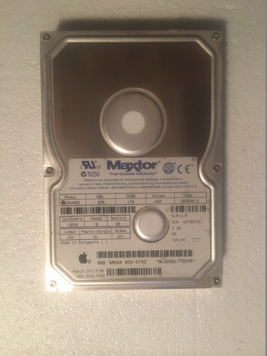 6.4GB 90648D3 93A 17A A2A GAS54A12 N,M,C,B DA93A, QRDXA 655-0745