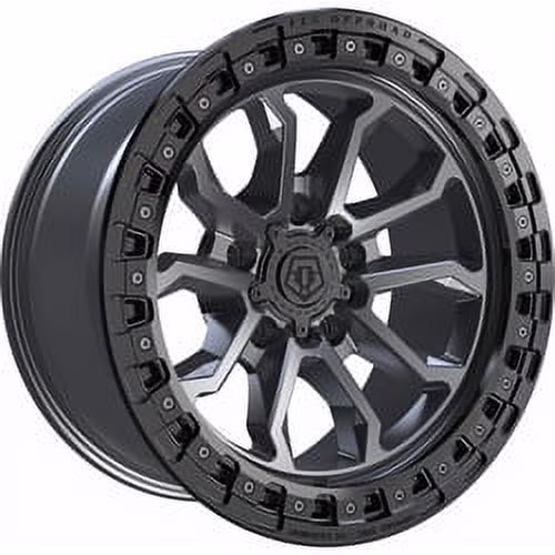 17x9 TIS 556AB Satin Anthracite Black Lip Wheel 5x5 (-12mm)
