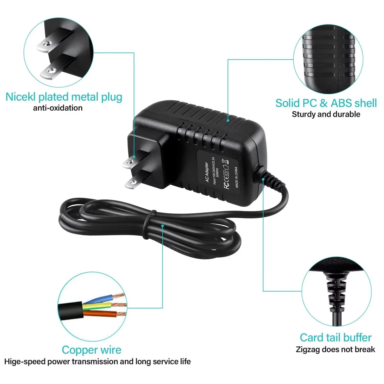 CJP-Geek AC Adapter compatible with Pepwave Surf Mini SPW-212 Wireless Bridge, Pepwave Surf On-The-Go
