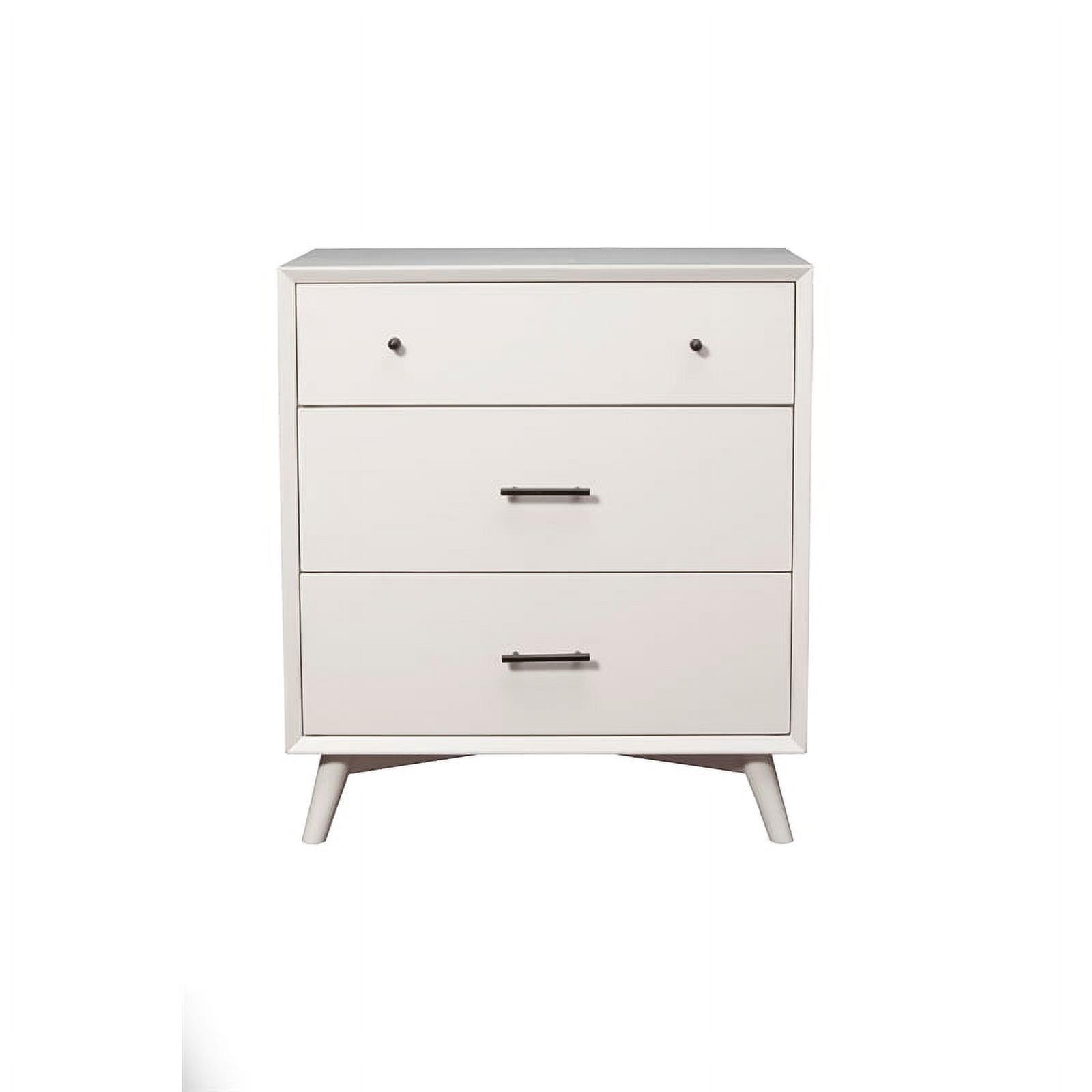 Home Square 2 Piece Furniture Set with 7-Drawer Dresser & Small Chest in White