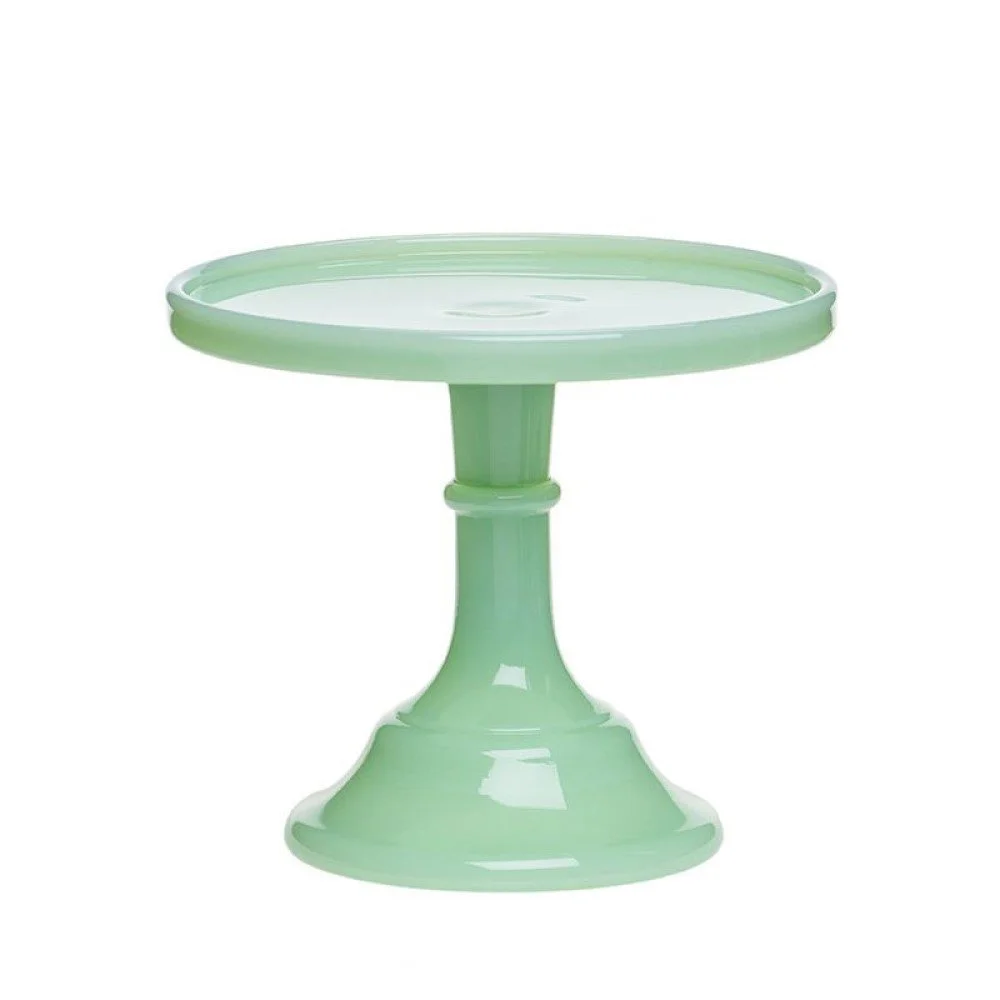 Mosser Glass 4-Tier Cake Plates Set | Jade