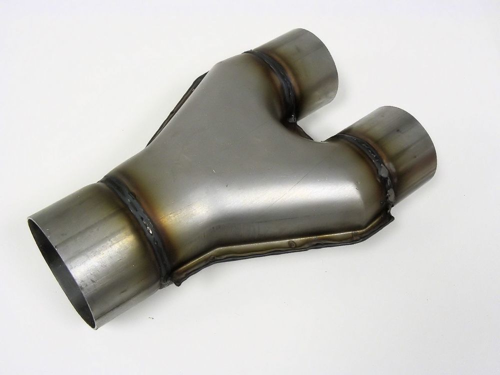 Exhaust Stamped Y Pipe 2.50