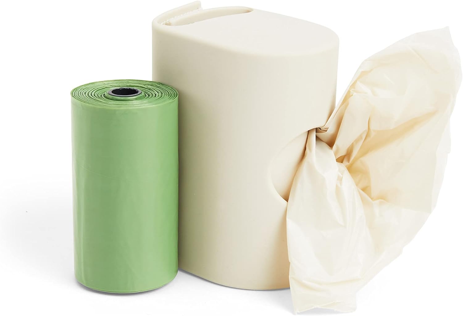 Waste Bag Dispenser With Refill Rolls For Dogs