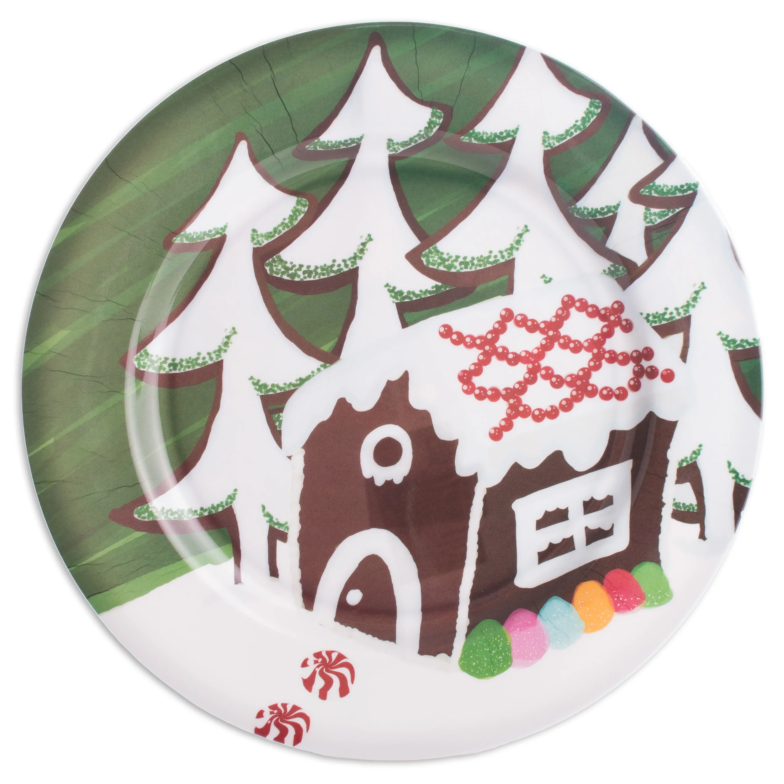 Christmas Character Holiday Scene Assorted Plates 13