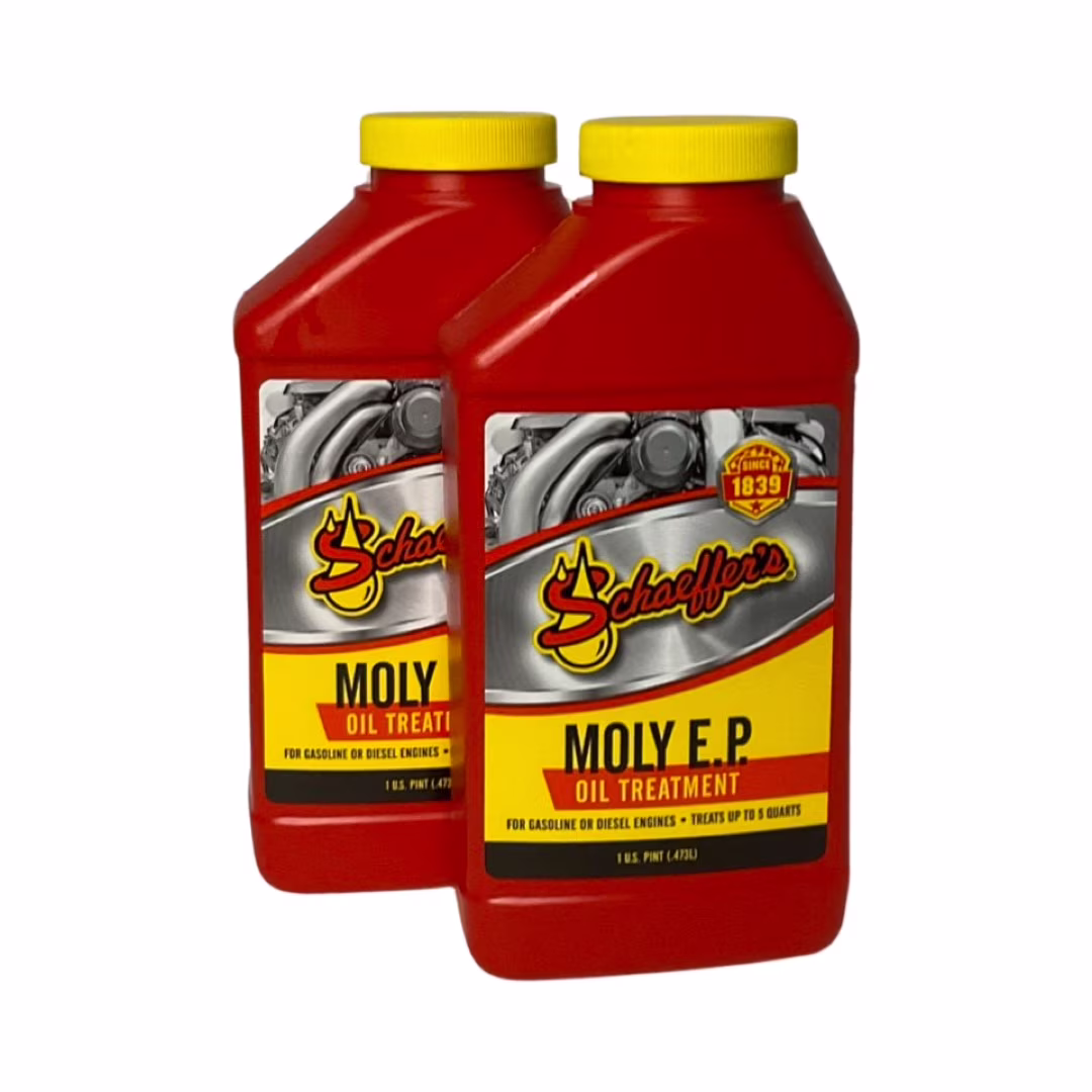 Schaeffer's 0132 - 2 Pack Moly E.P (Extreme Pressure) Oil Treatment for Diesel & Gasoline  Engines - 1 pt. ea.