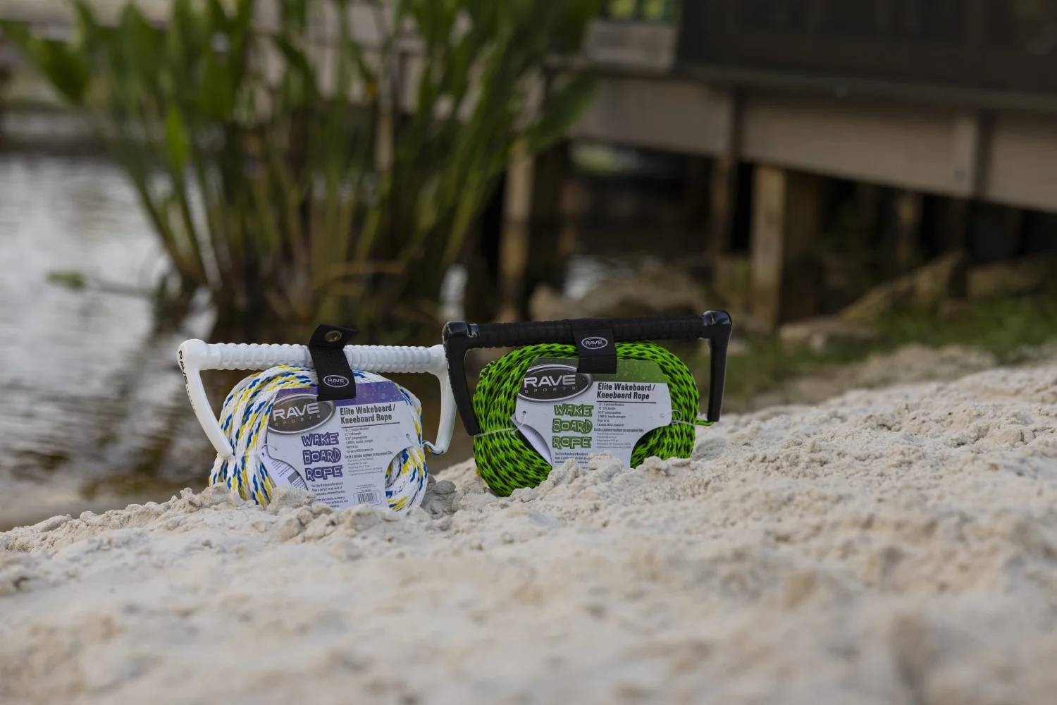 75' 3-Section Wakeboard/Kneeboard Rope w/EVA Swirl Grip - Elite