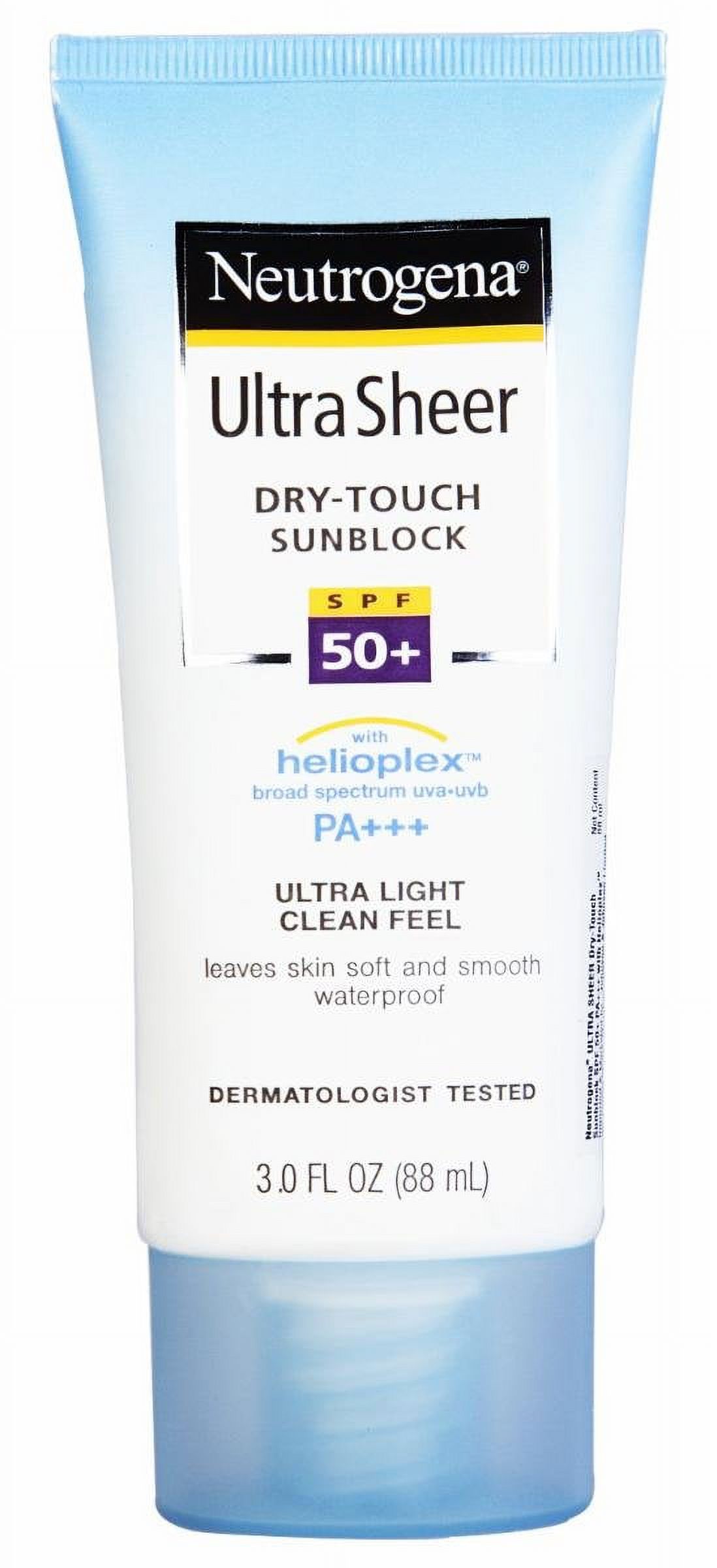 Neutrogena Ultra Sheer Dry-Touch Spf50+ Pa+++ Sunblock Cream 88Ml