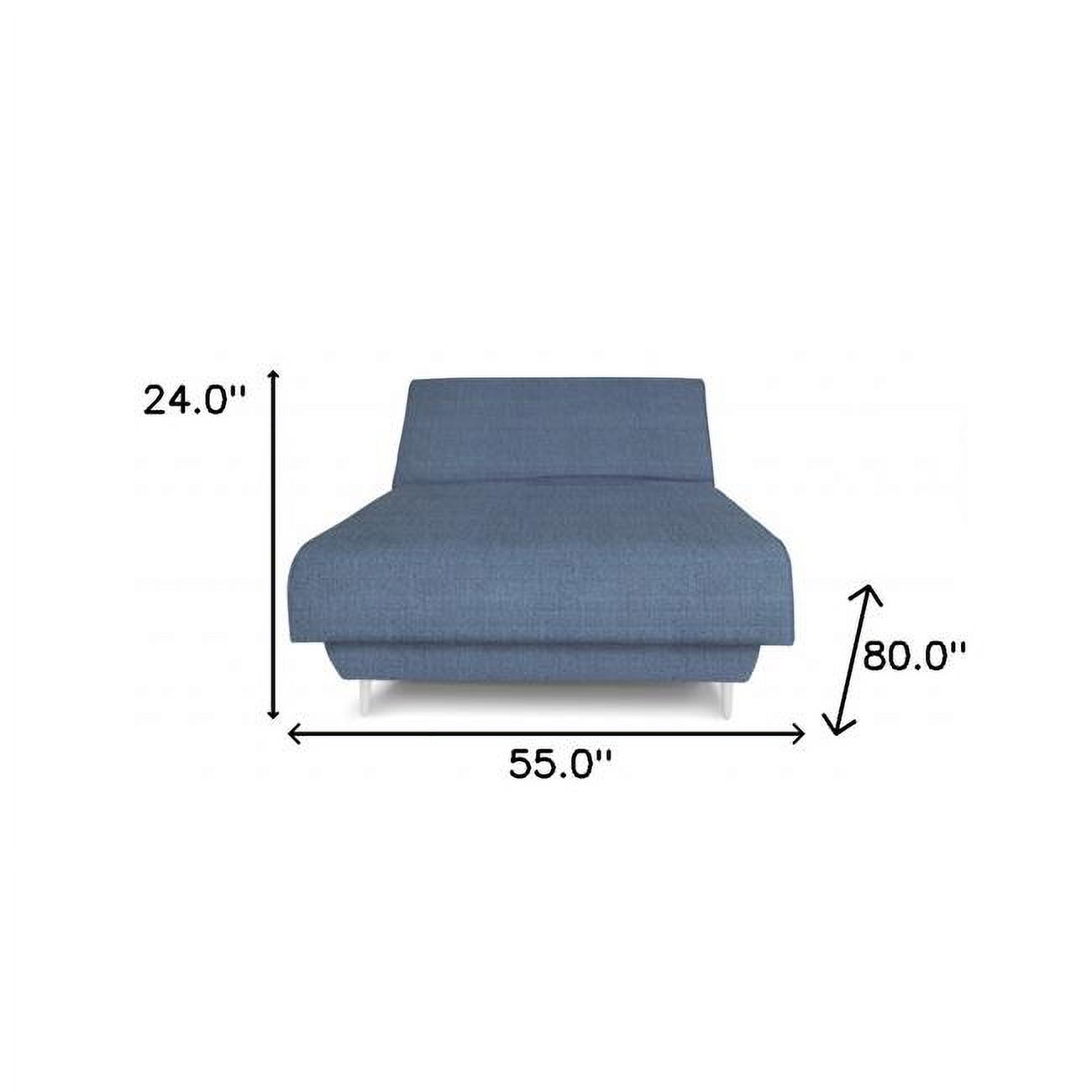 Adjustable Hybrid Storage Bed with Full Mattress, Navy Blue