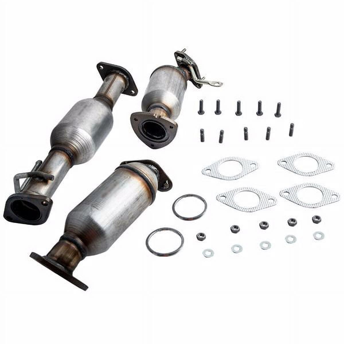 Fithood 3Pcs Catalytic Converter Set 16547 16548 16574 For Buick Enclave Chevy Traverse GMC Acadia Saturn Outlook 3.6L 6 Cylinder 2007-2017