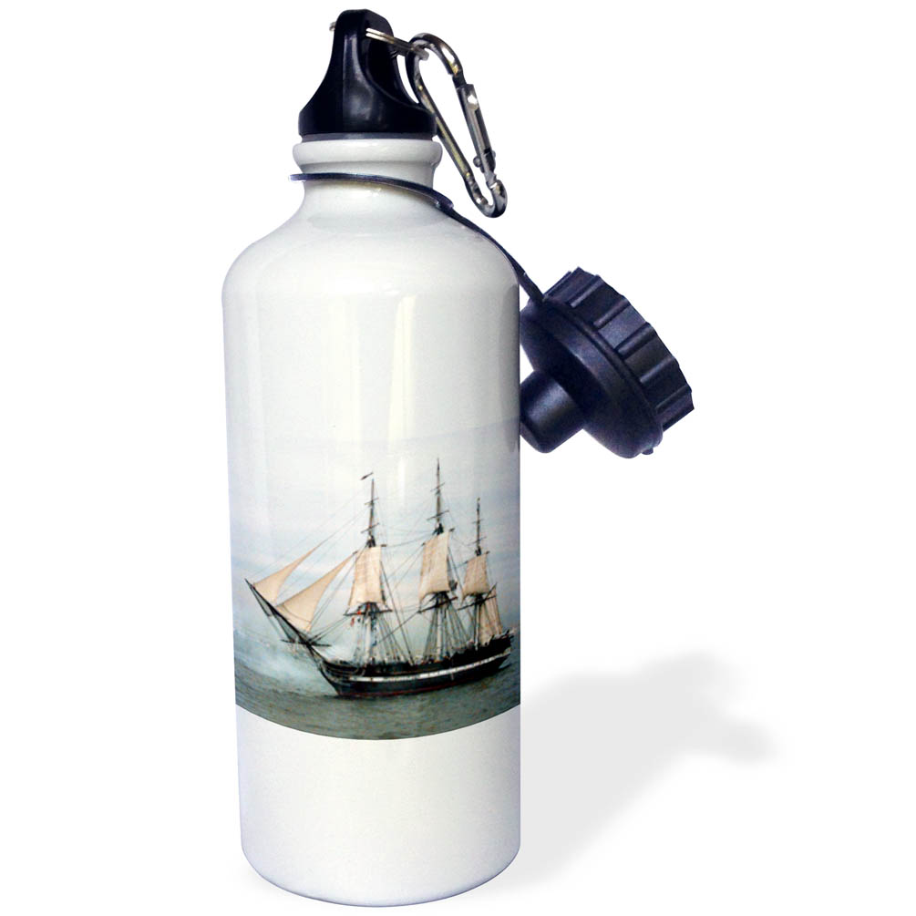 USS Navy Constitution Ship 21 oz Sports Water Bottle wb-38112-1