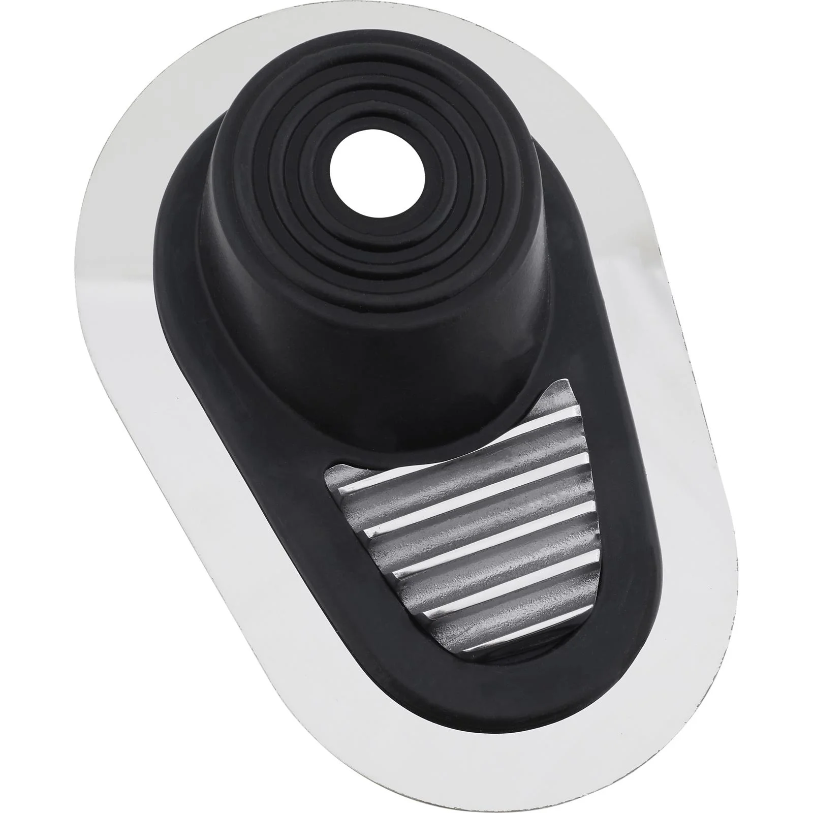 Steering Column Mounting Boot Insert, Finned, Polished Alum