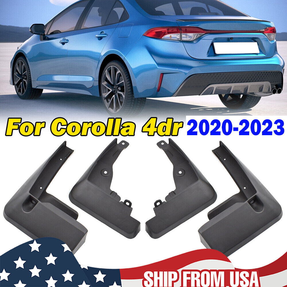 For Toyota Corolla E210 2020 2021 4dr Sedan Mud Flaps Splash Guards Front Rear