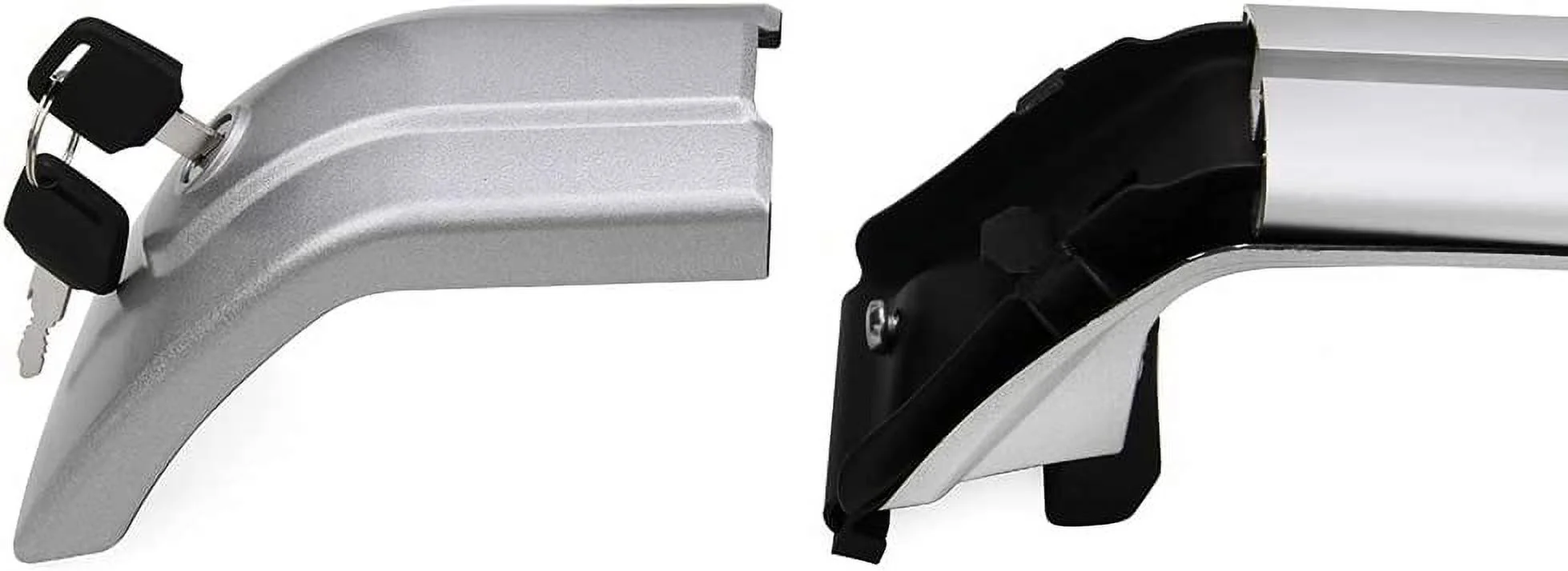 NIXFACE Cross Bars Roof Rack Fit for Infiniti QX30 2017-2022 Lockable Crossbars Carrier Cargo Bar Accessories (with Flush Side Rails)