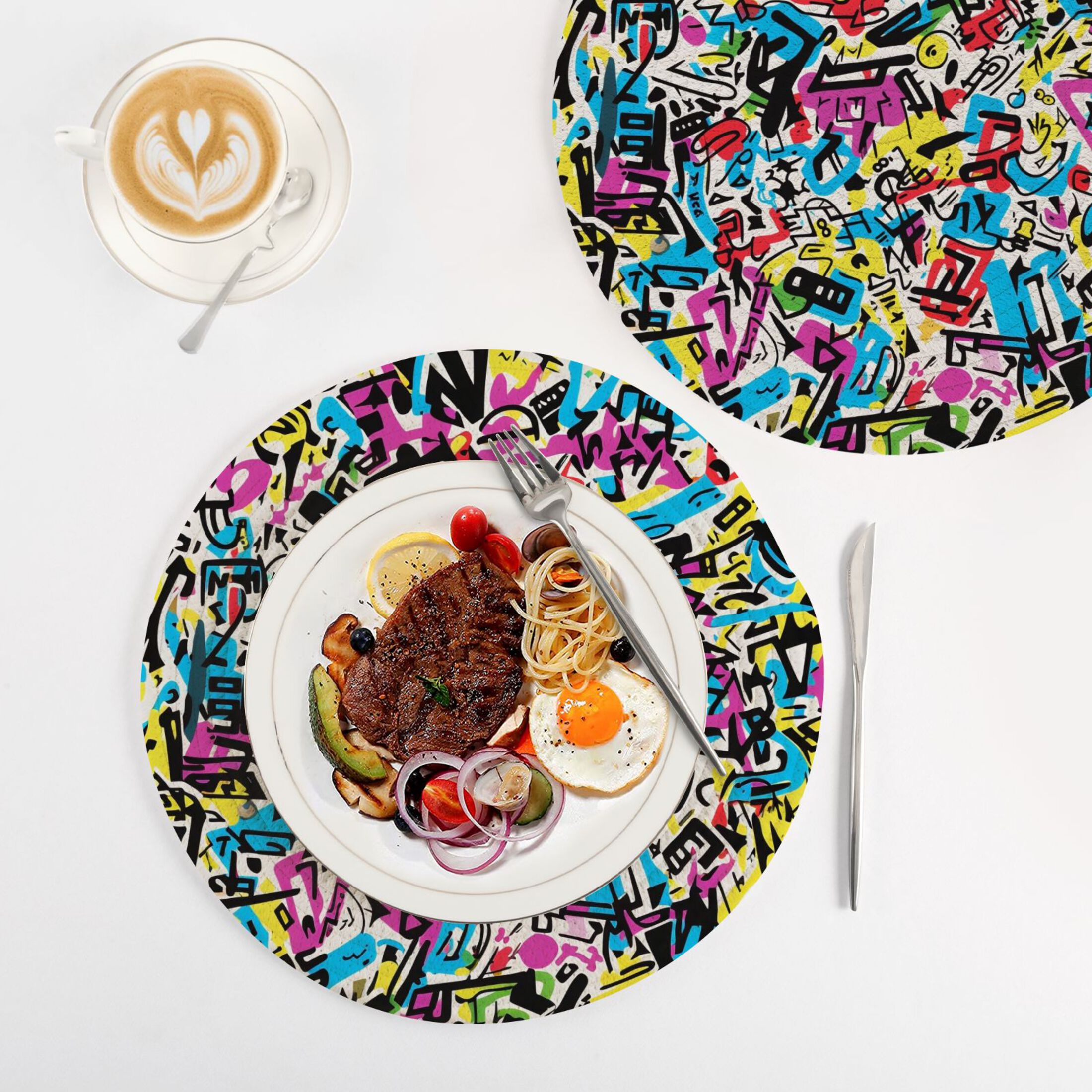 Abstract Pattern 3 PCs Pot Holders Trivets Kitchen 15