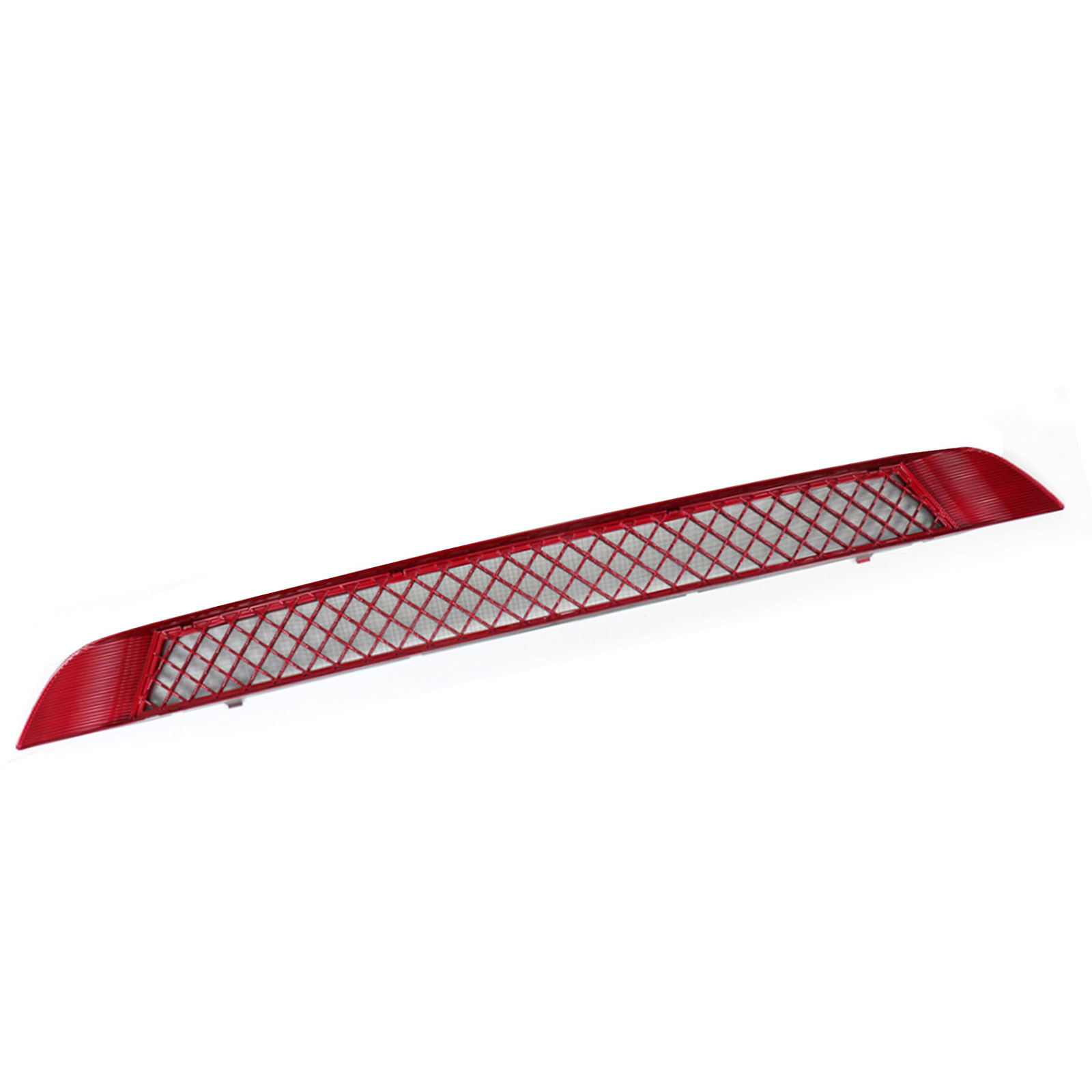 Ikon Motorsports Mesh Air Intake Grille Compatible With 2020-2023 Tesla Model Y Red ABS Front Lower Air Inlet Protection Cover Intake Grill Insect Net Protection Bodykits 2PCS