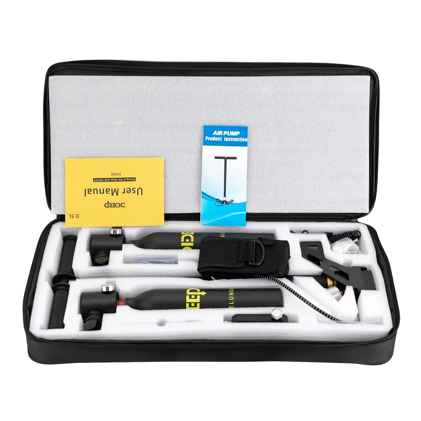 Miumaeov Oxygen Air Tank Equipment Underwater Breath Oxygen Tank Mini Scuba Diving Kit