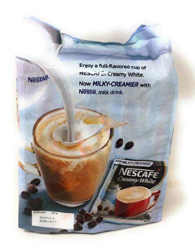 NESCAFE Philippines Blend & Brew Instant Coffee Mix, Creamy White 25g x 30