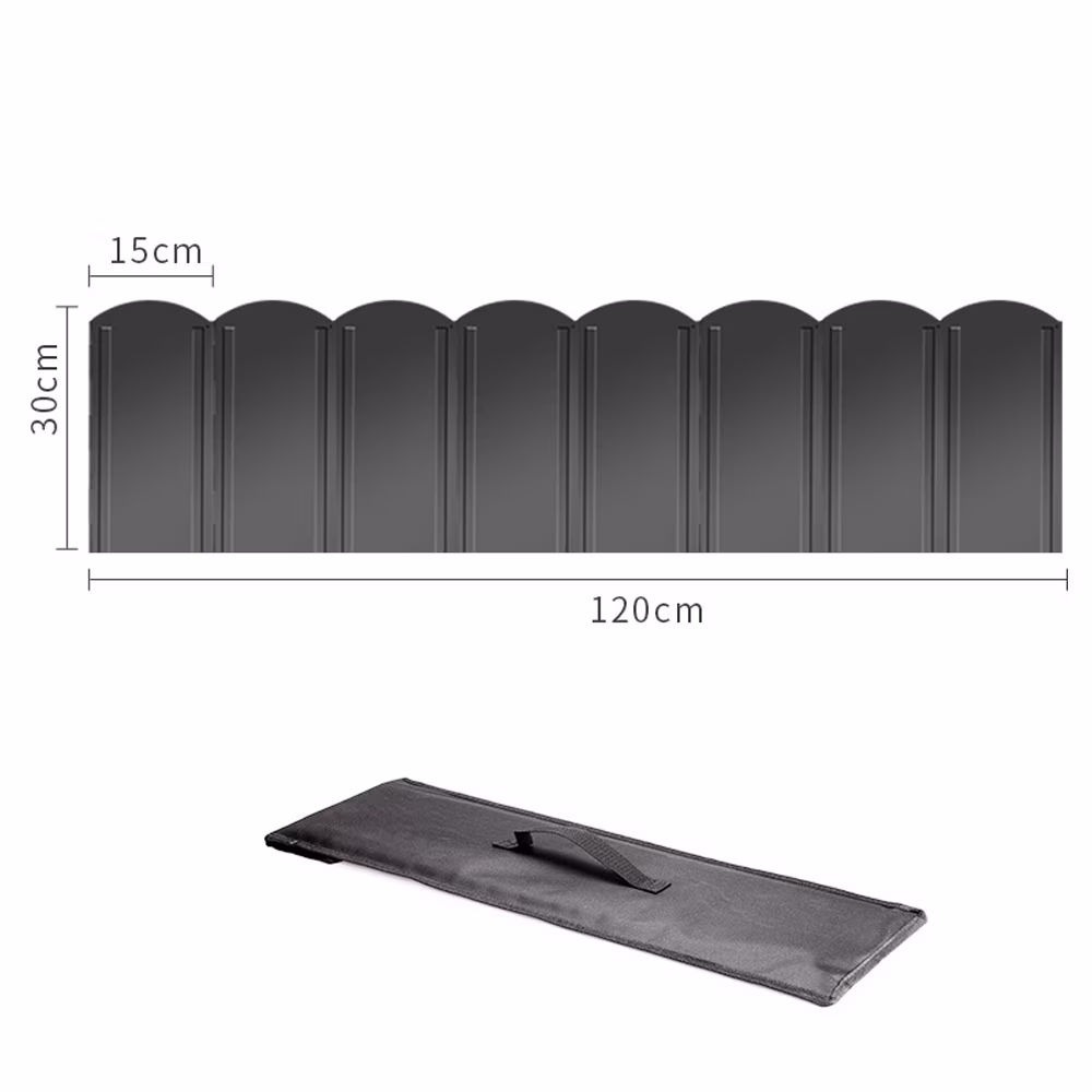 Tomshine Windscreen for Folding Stove 8 Plates Galvanized Camping Cooker Stove Windshield with Storage Bag, Ideal for Cooking