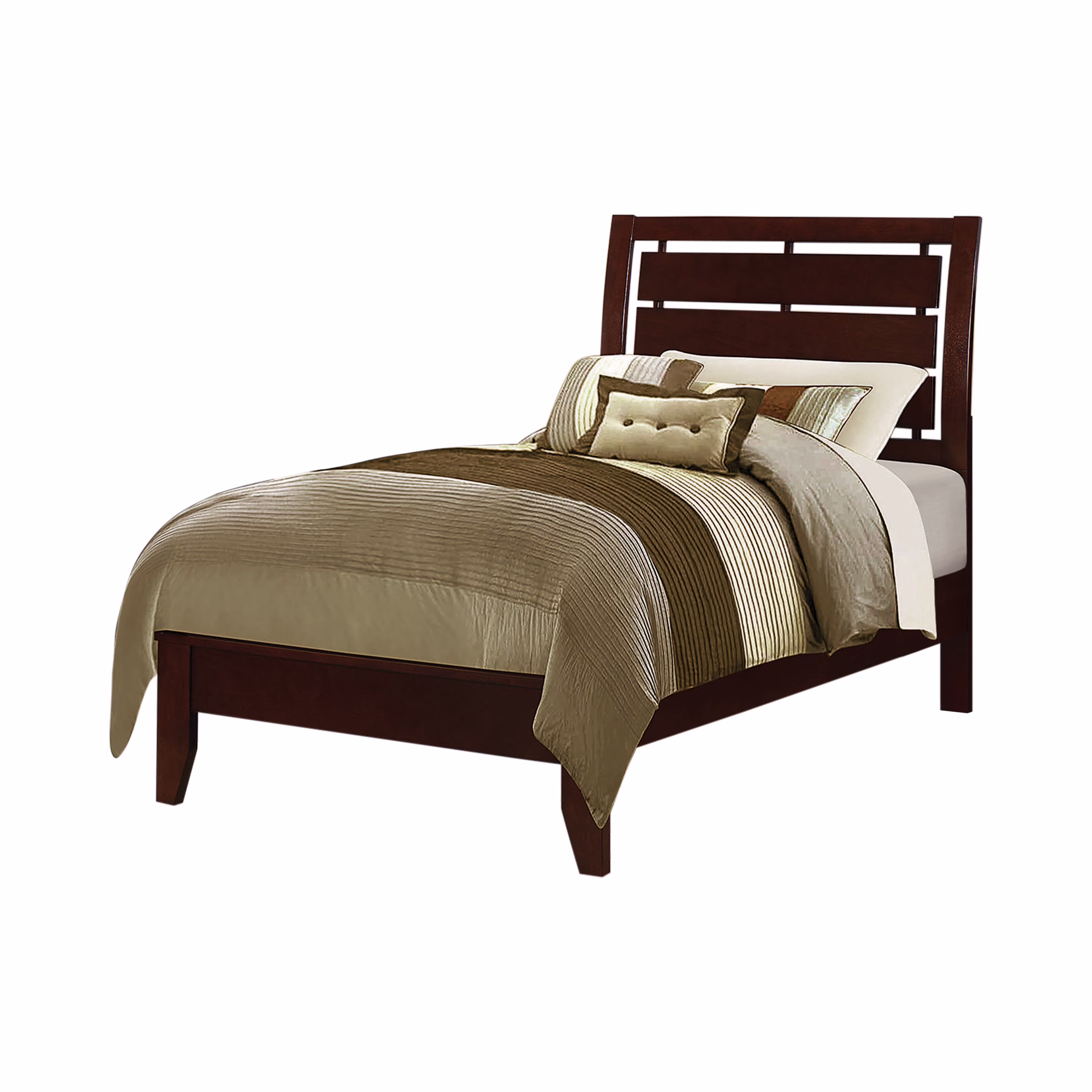 Coaster Company Serenity Collection Twin Bed, Merlot