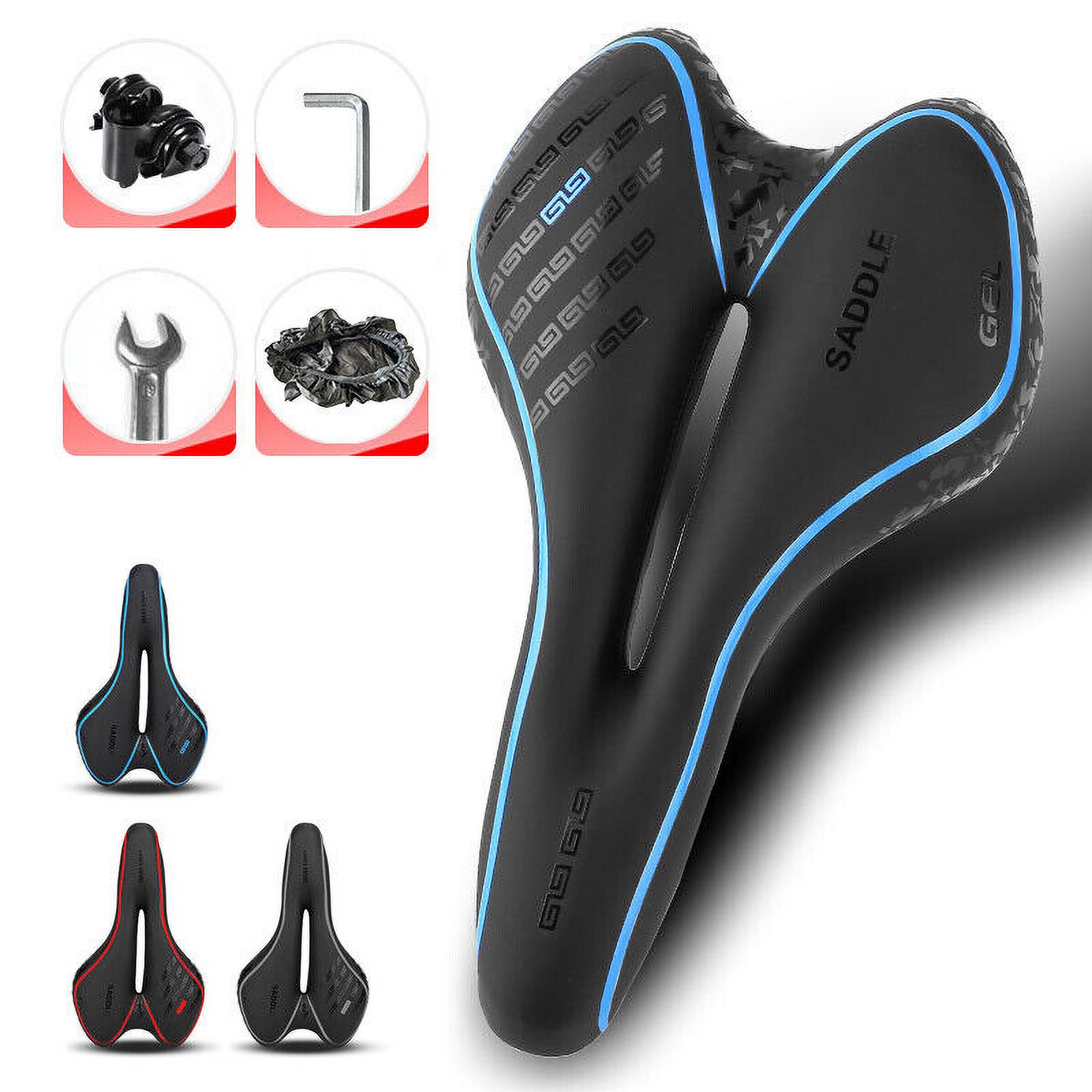 Bicycle Seat Shock Absorbing Soft Gel Bike Saddle For Road Bike Mountain Bikes