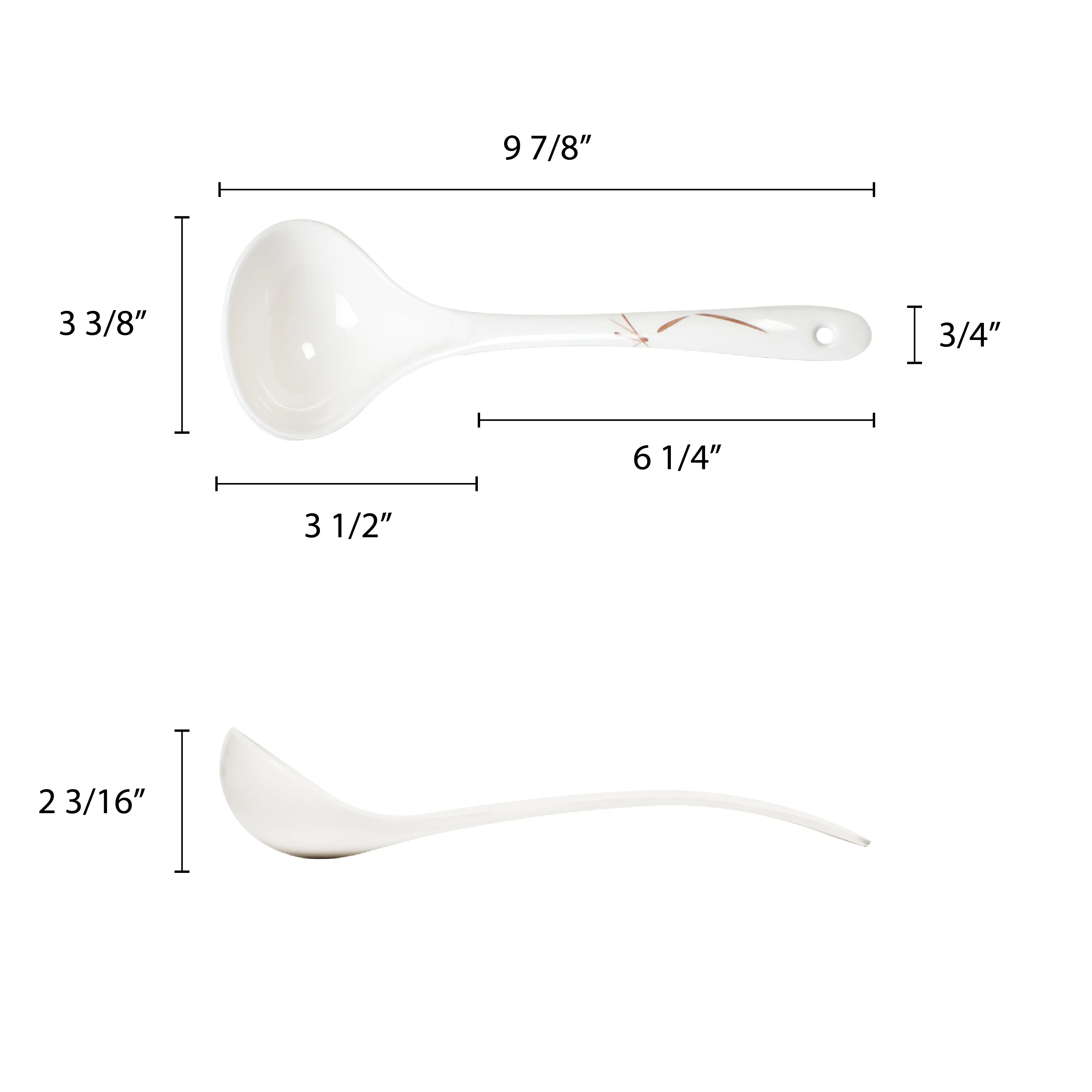 Excellante Melamine Dinnerware Collection 2-1/2 oz., 9-3/4