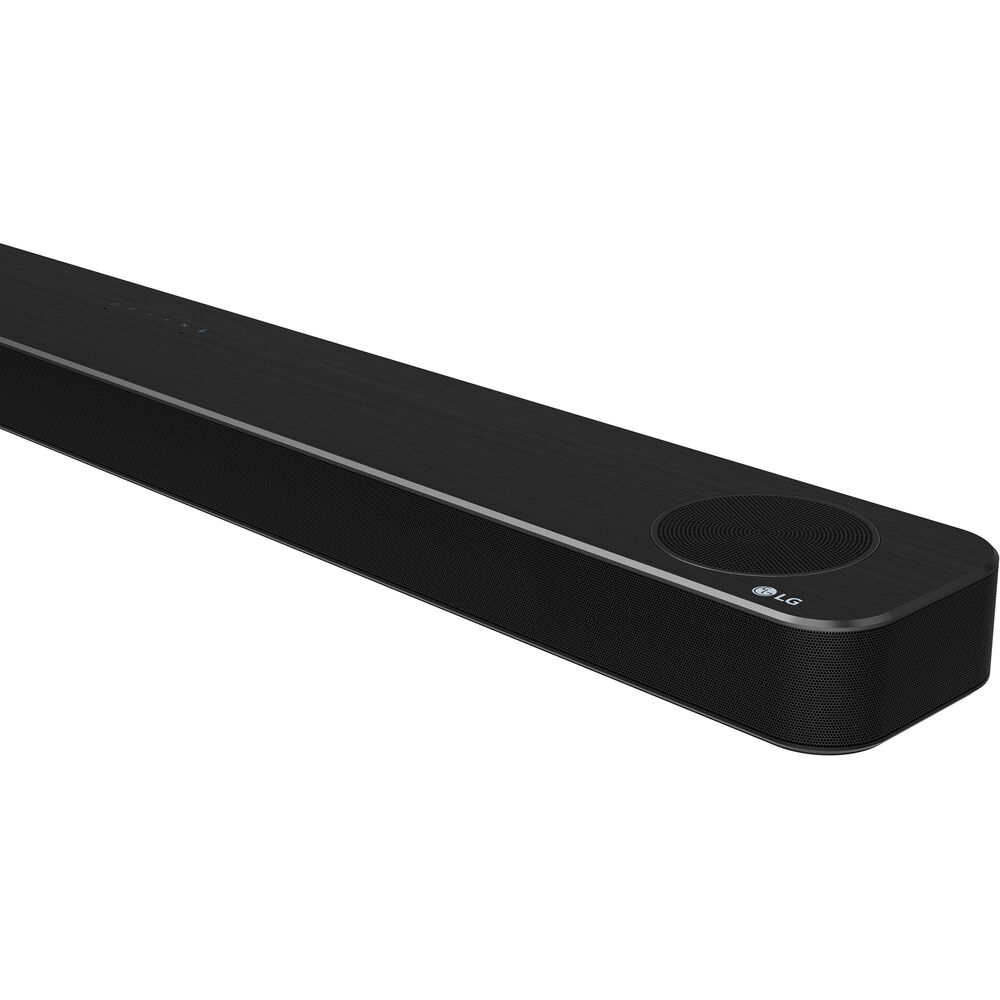 LG SP8YA Sound Bar with Subwoofer, 3.1.2ch, 440W Power, Dolby Atmos, DTS:X, Meridian Audio, High Res Audio (24-bit/96 kHz), Dolby Vision and HDR10, 2021 - (Open Box)