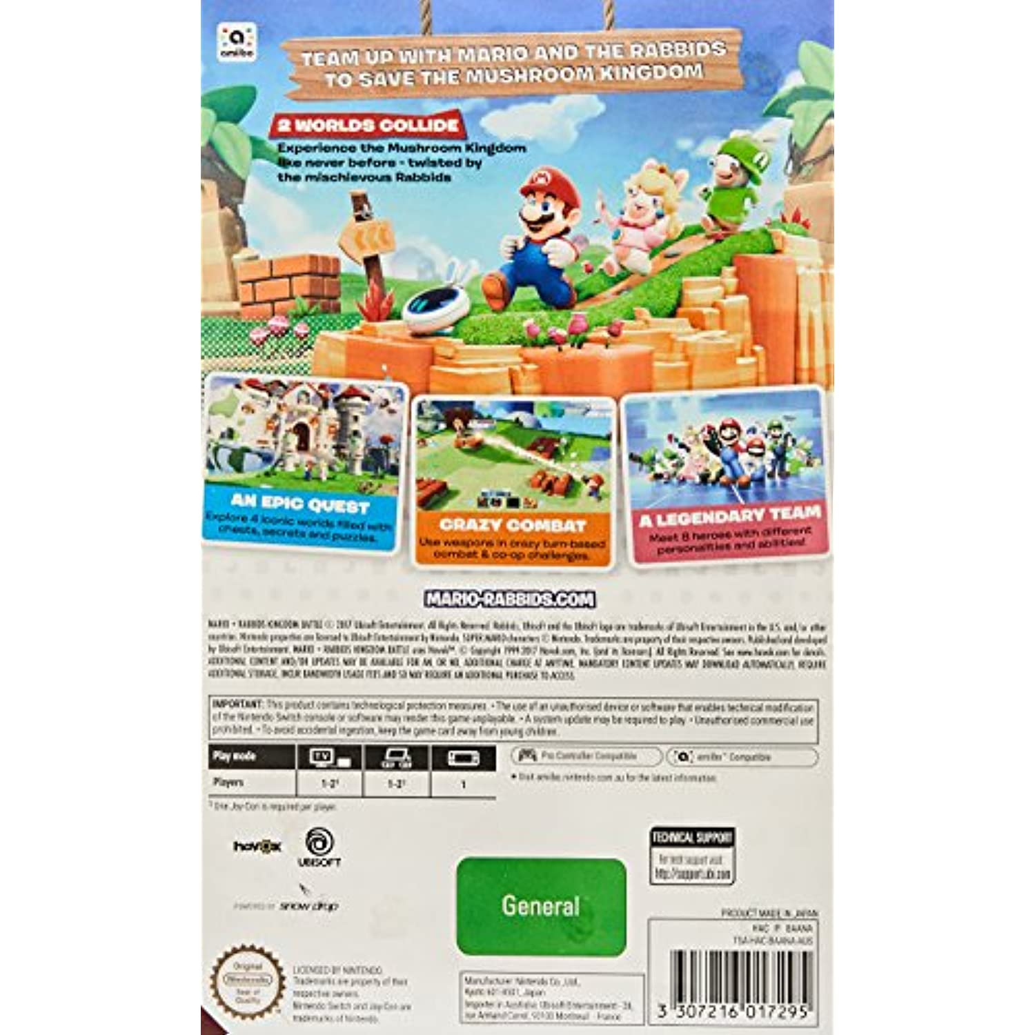 Mario + Rabbids Kingdom Battle, Nintendo Switch