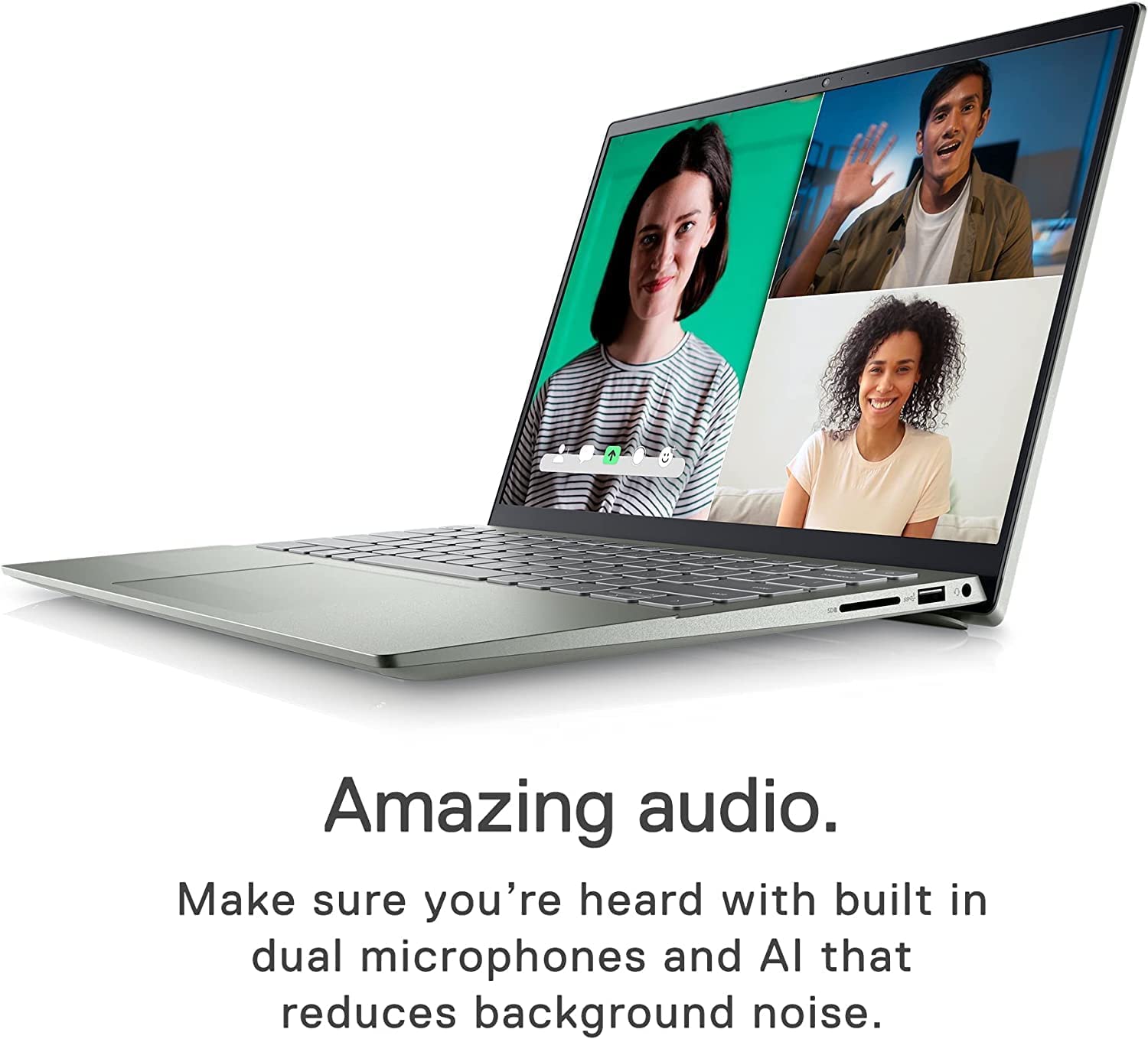 Dell Inspiron 14 Inch FHD Business Laptop, AMD Ryzen 7 5825U, 32GB RAM, 1TB SSD, Windows 11 Pro, Fingerprint Reader, Backlit Keyboard, SD Card, USB-C, HDMI