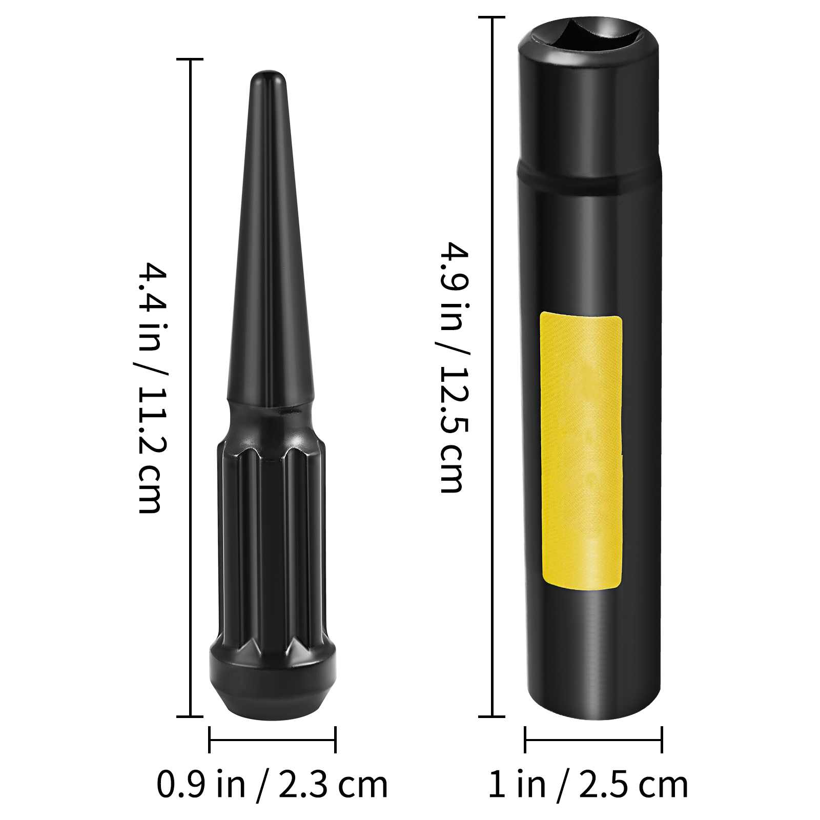 BENTISM 32 PCS Chrome Spike Lug Nuts 14x1.5 Chevy Silverado Tahoe 4.4