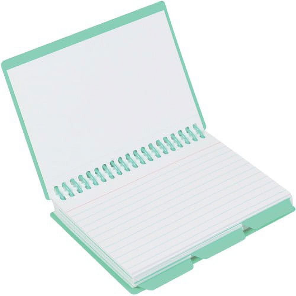 2PK C-Line Spiral Bound Index Card Notebook with Index Tabs (48750)