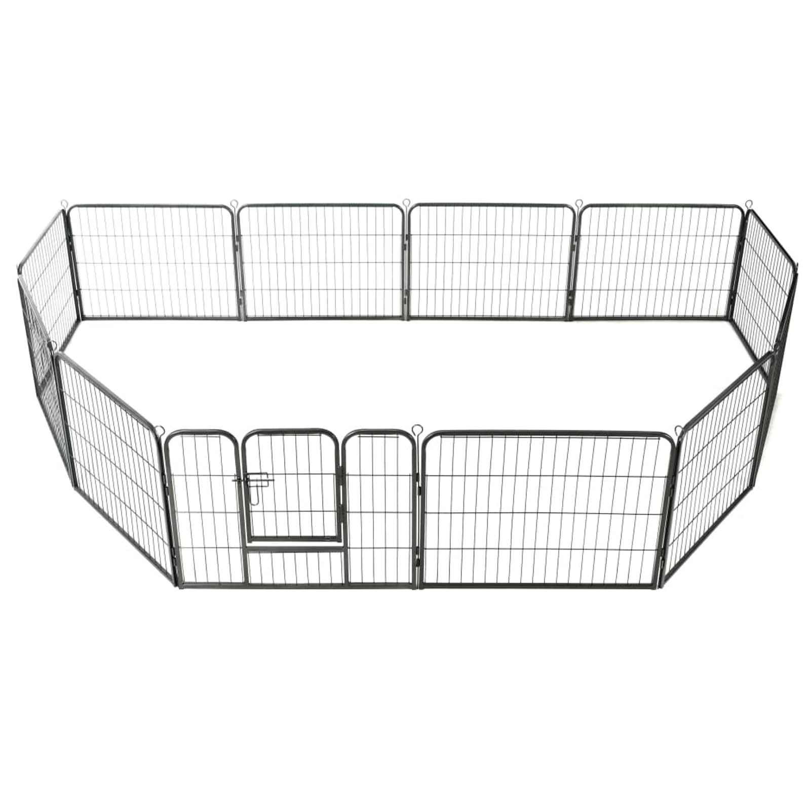 Andoer Dog Playpen 12 Panels Steel 31.5