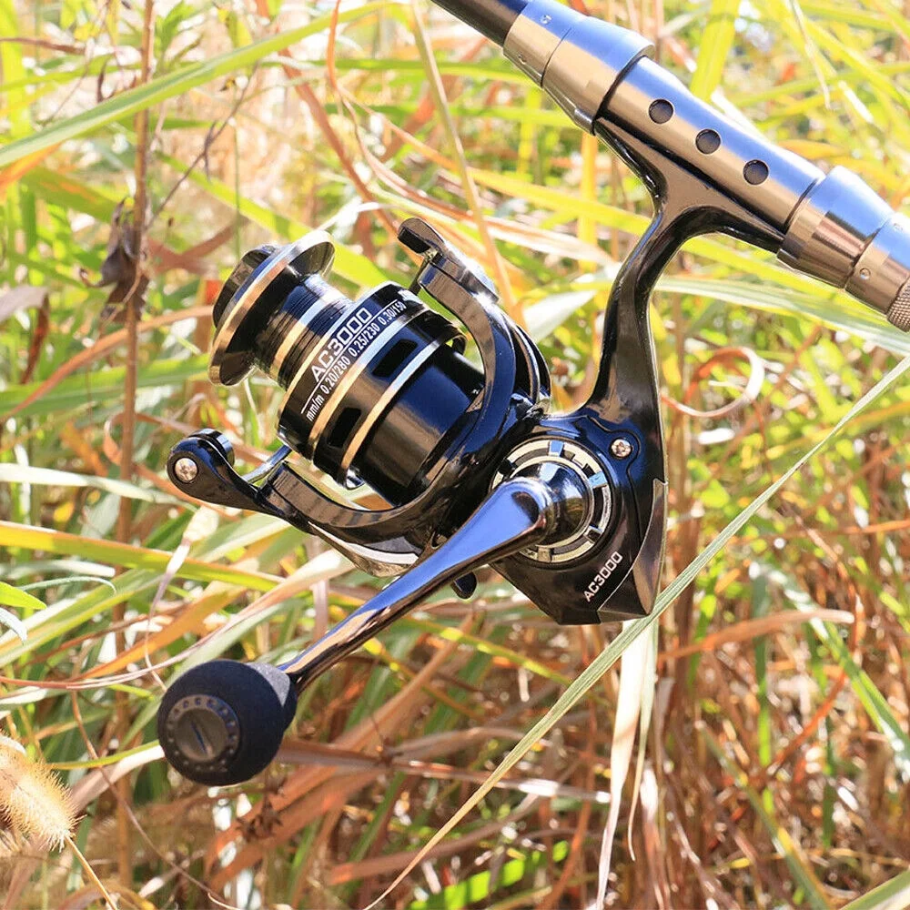 12BB Metal Spinning Fishing Reel 5.2:1 Saltwater Freshwater Right Left Hand Reel